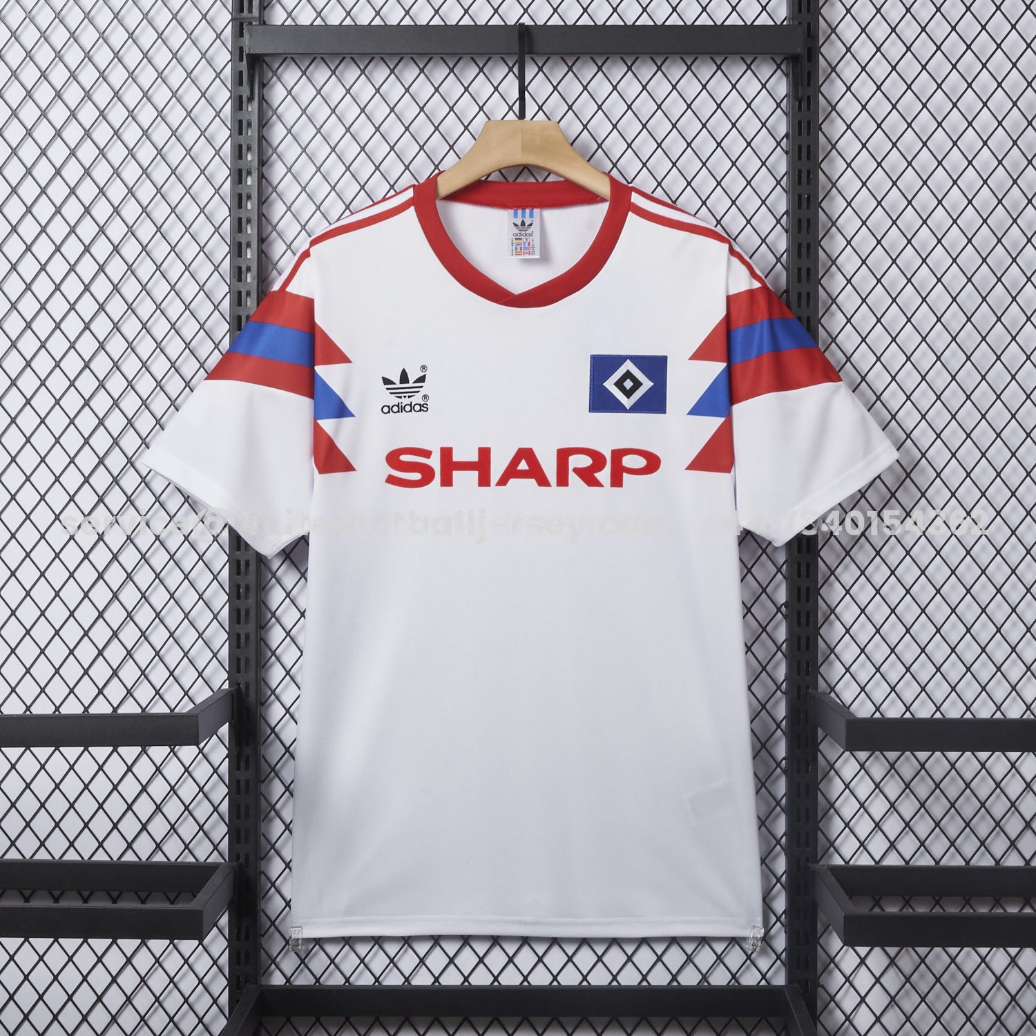 Retro Hamburger SV 1989-90 Home Jersey - Unitedfutballjersey