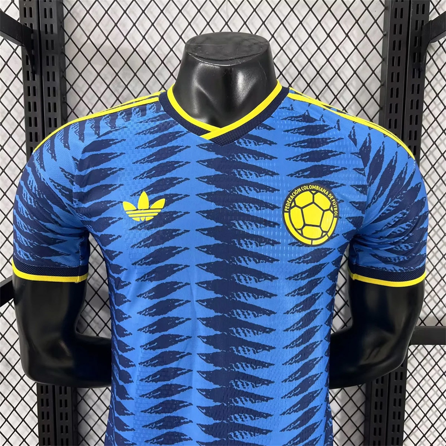Colombia 2026 Away Blue Jersey - Player Version - Unitedfutballjersey
