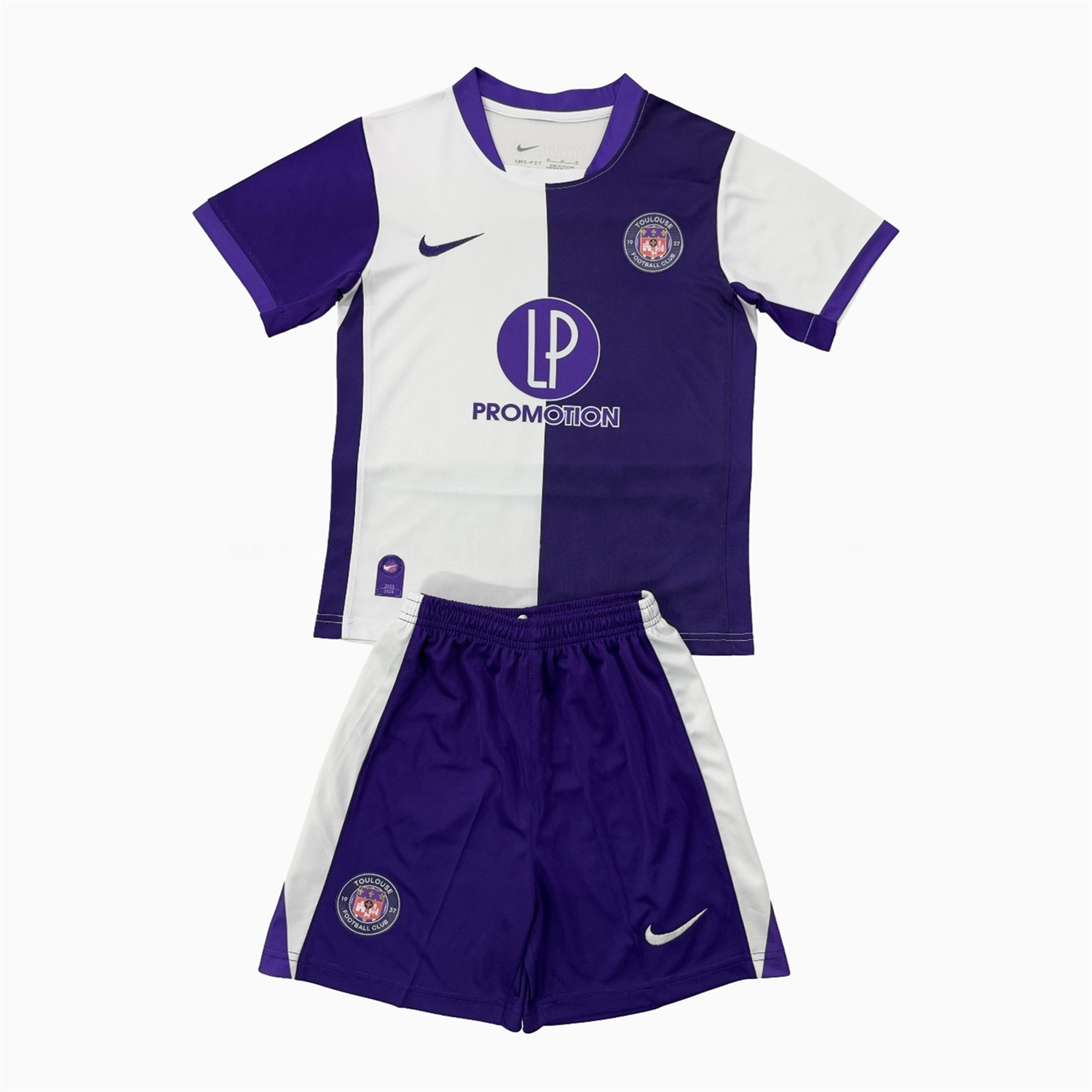 Toulouse FC 25-26 Home Men's Adult Jersey Set - Fans Version - Unitedfutballjersey