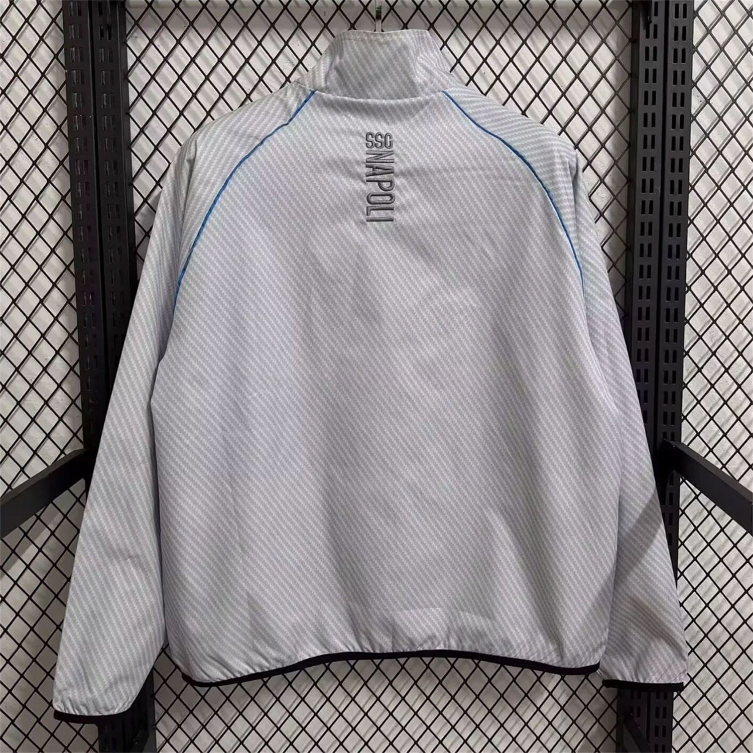Napoli 25-26 Windbreaker Jacket - Gray - Unitedfutballjersey