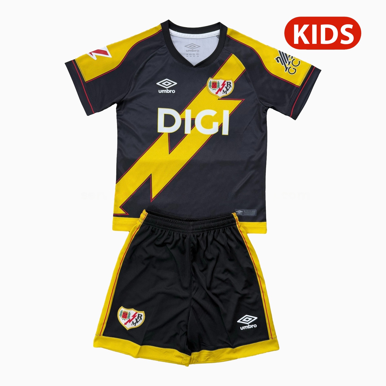Rayo Vallecano 25-26 Third Kids Kit - Unitedfutballjersey