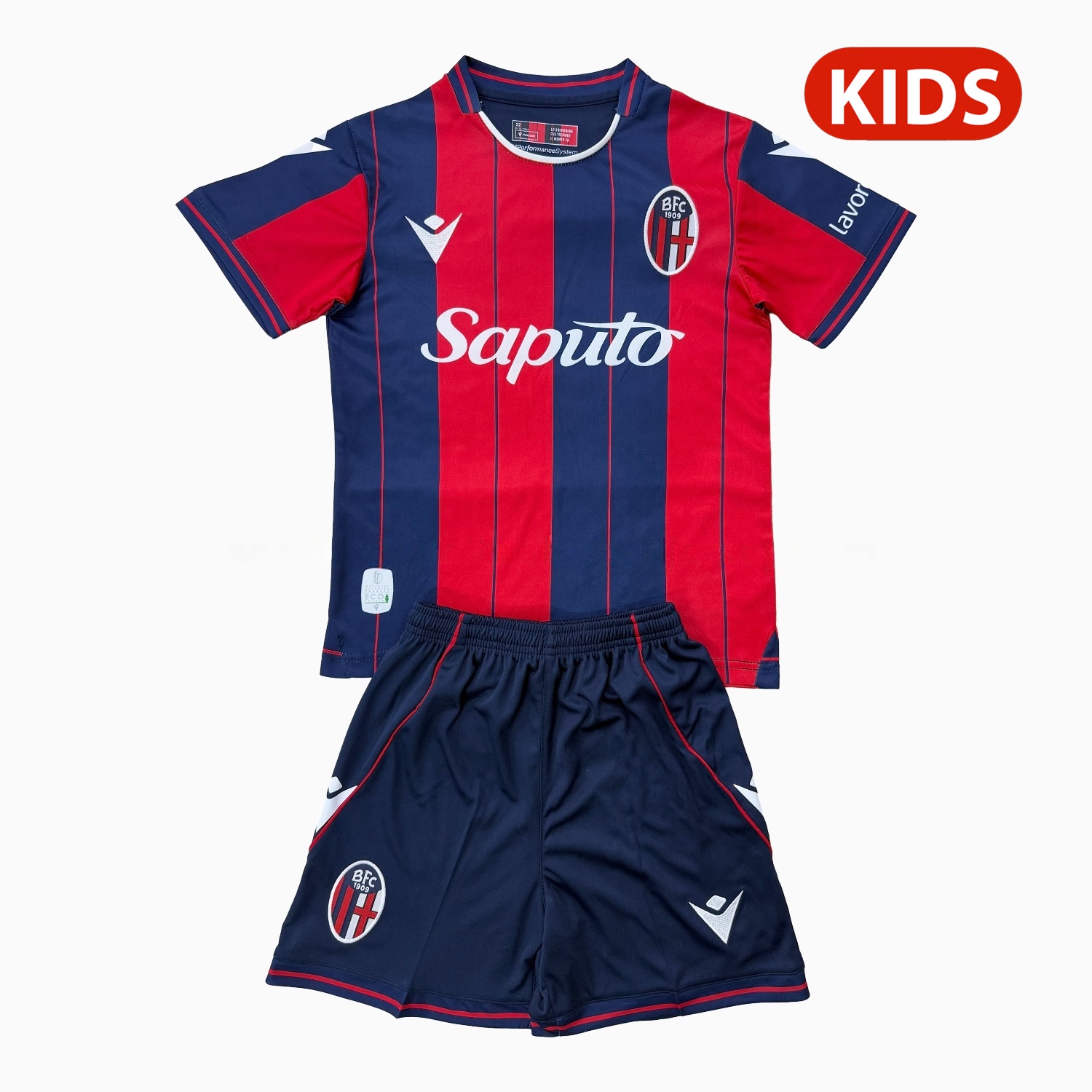 Bologna 25-26 Home Kids Kit - Unitedfutballjersey