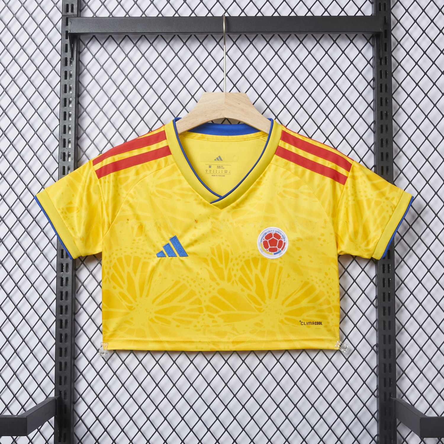 Women's Colombia 2026 Home Cropped Jersey - Unitedfutballjersey