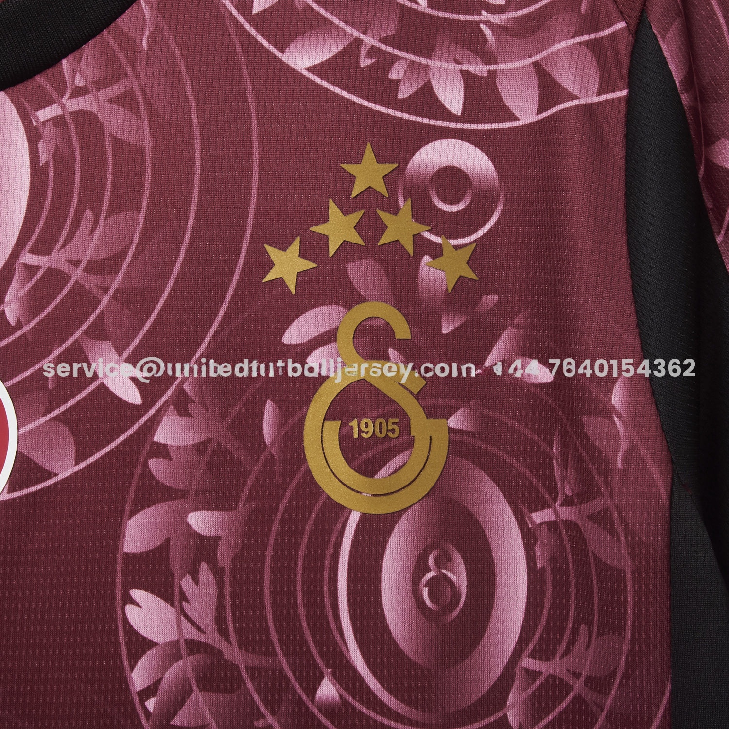 Galatasaray 25-26 Third Long Sleeves Jersey with Five Stars - Fans Version - Unitedfutballjersey
