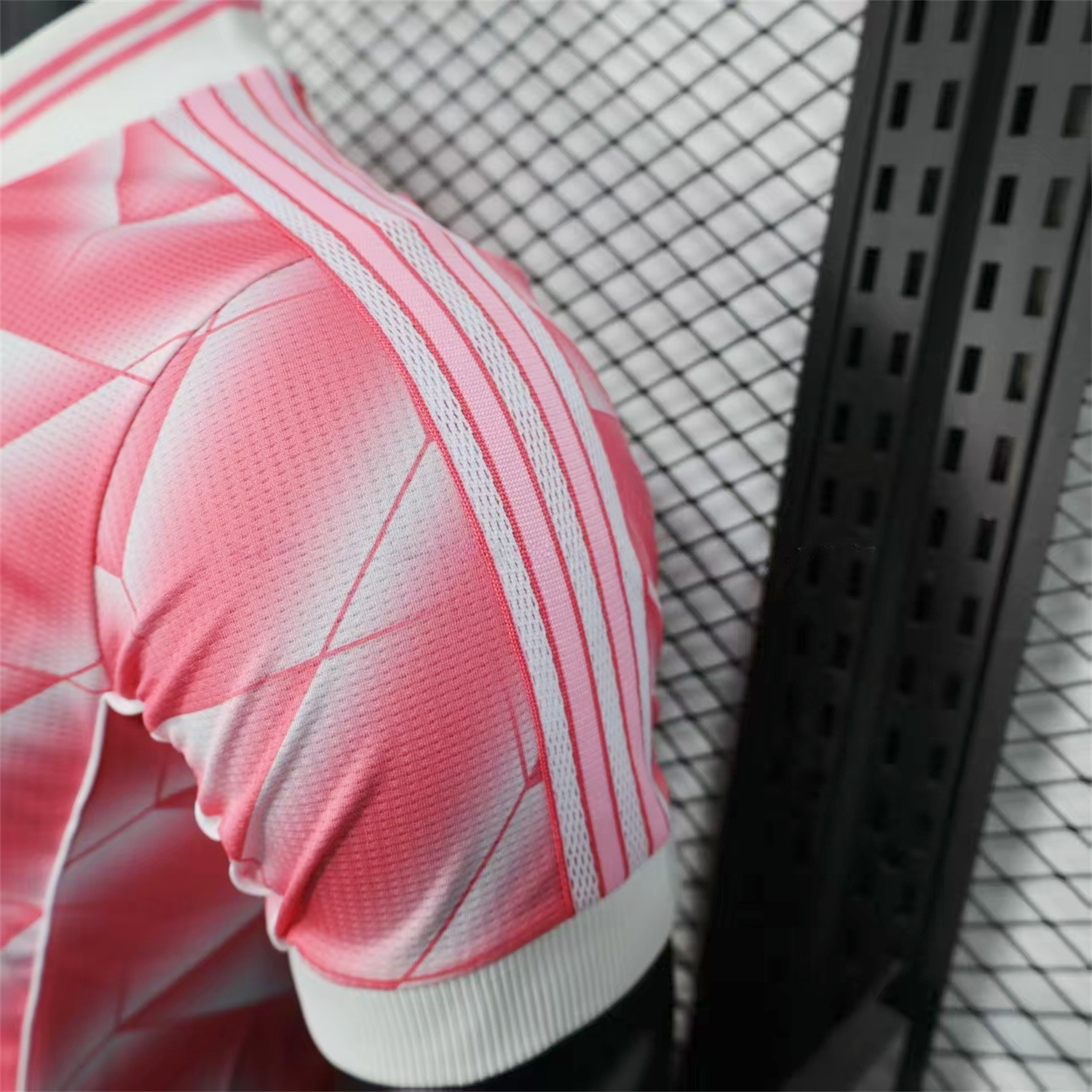 Real Madrid 25-26 Refracted Pink Light White Special Jersey - Player Version - Unitedfutballjersey