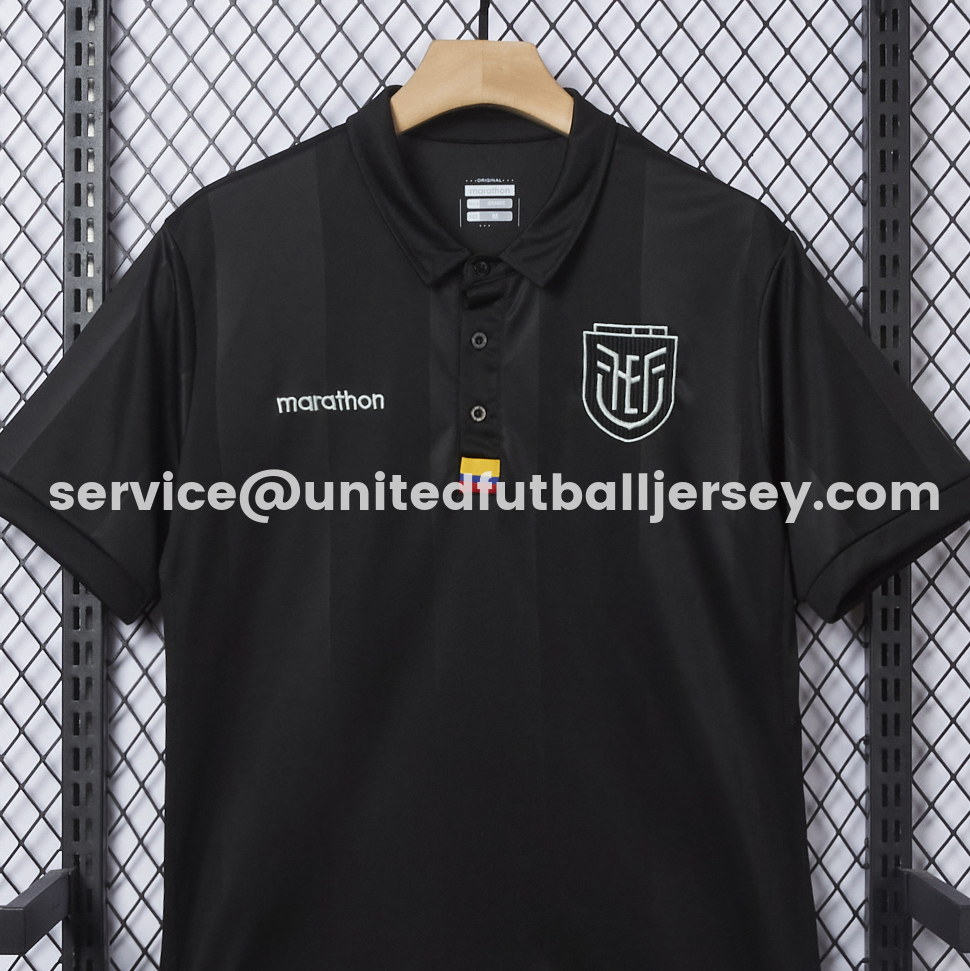 Ecuador 2025 Centenary Black Special Jersey - Fans Version - Unitedfutballjersey