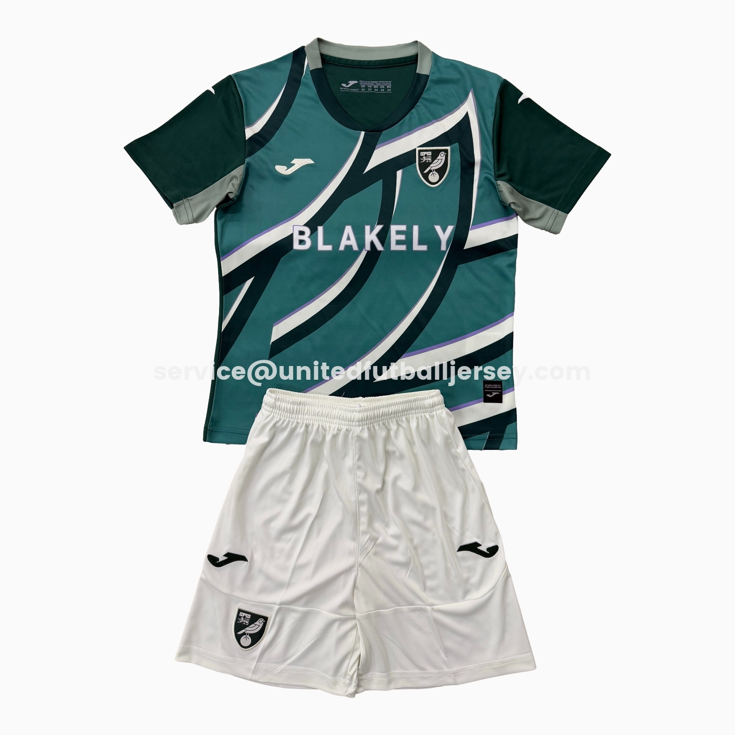 Norwich City 25-26 Away Men's Adult Jersey Set - Fans Version - Unitedfutballjersey