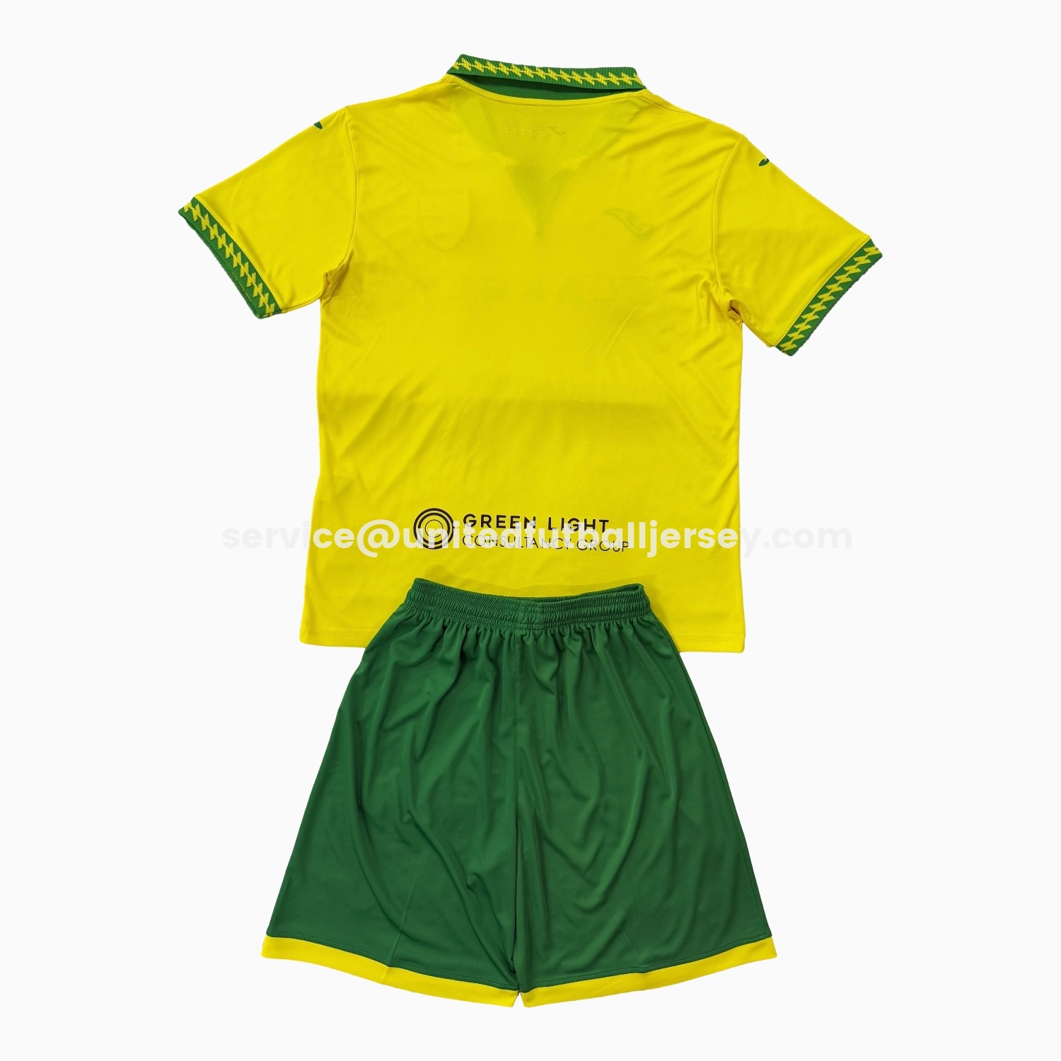 Norwich City 25-26 Home Men's Adult Jersey Set - Fans Version - Unitedfutballjersey