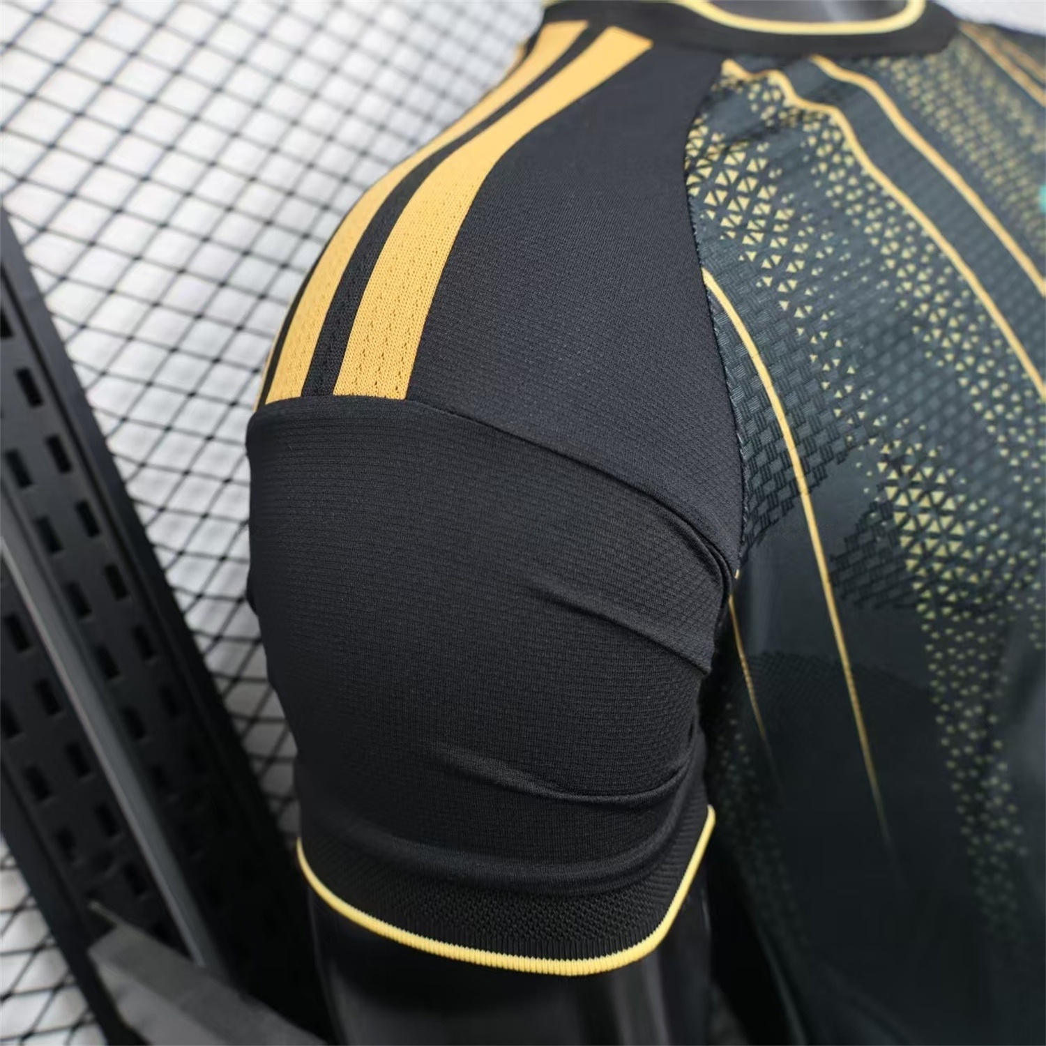 Algeria 2026 Black And Gold Special Jersey - Player Version - Unitedfutballjersey