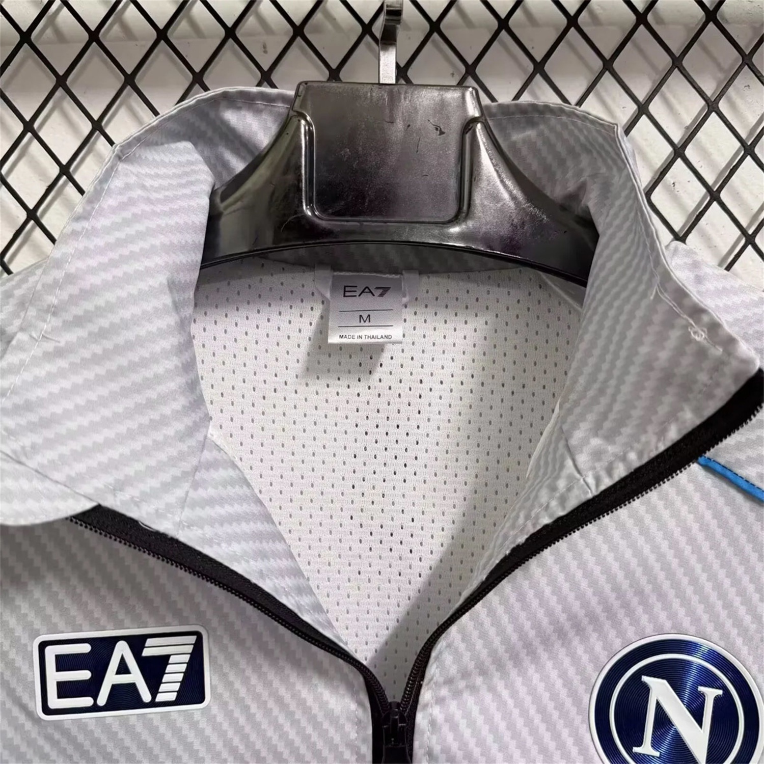 Napoli 25-26 Windbreaker Jacket - Gray - Unitedfutballjersey