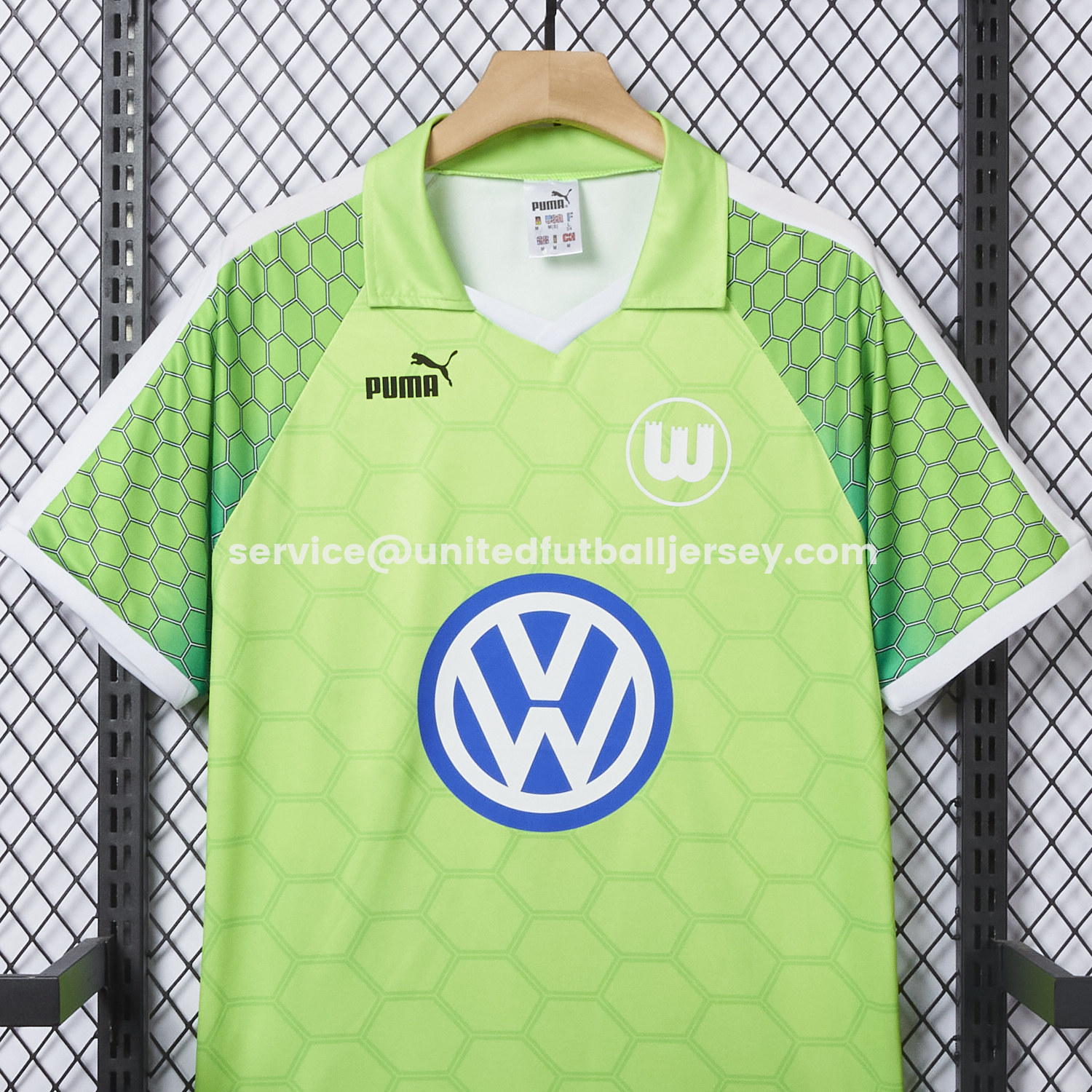 Retro Wolfsburg 1997-98 Home Jersey - Unitedfutballjersey