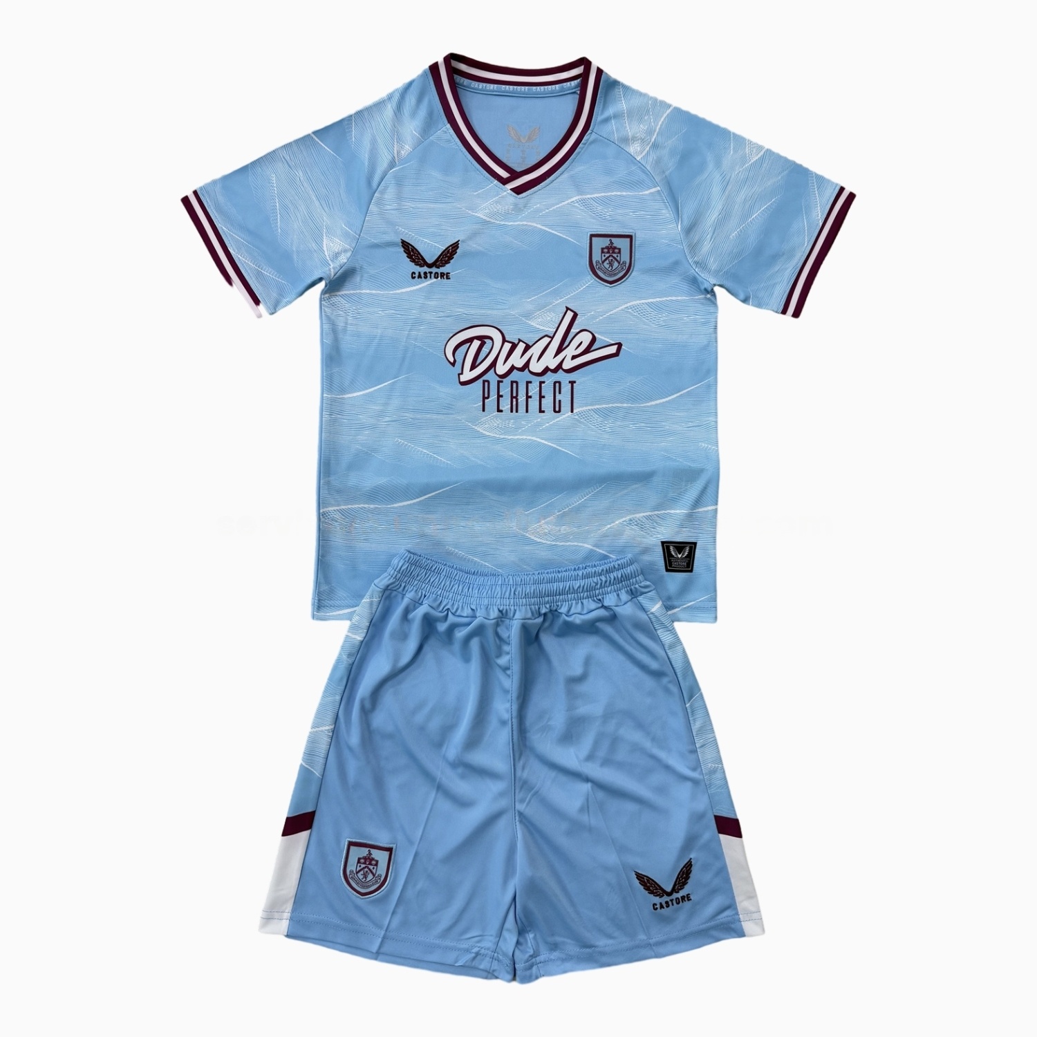 Burnley 25-26 Away Kids Kit - Unitedfutballjersey