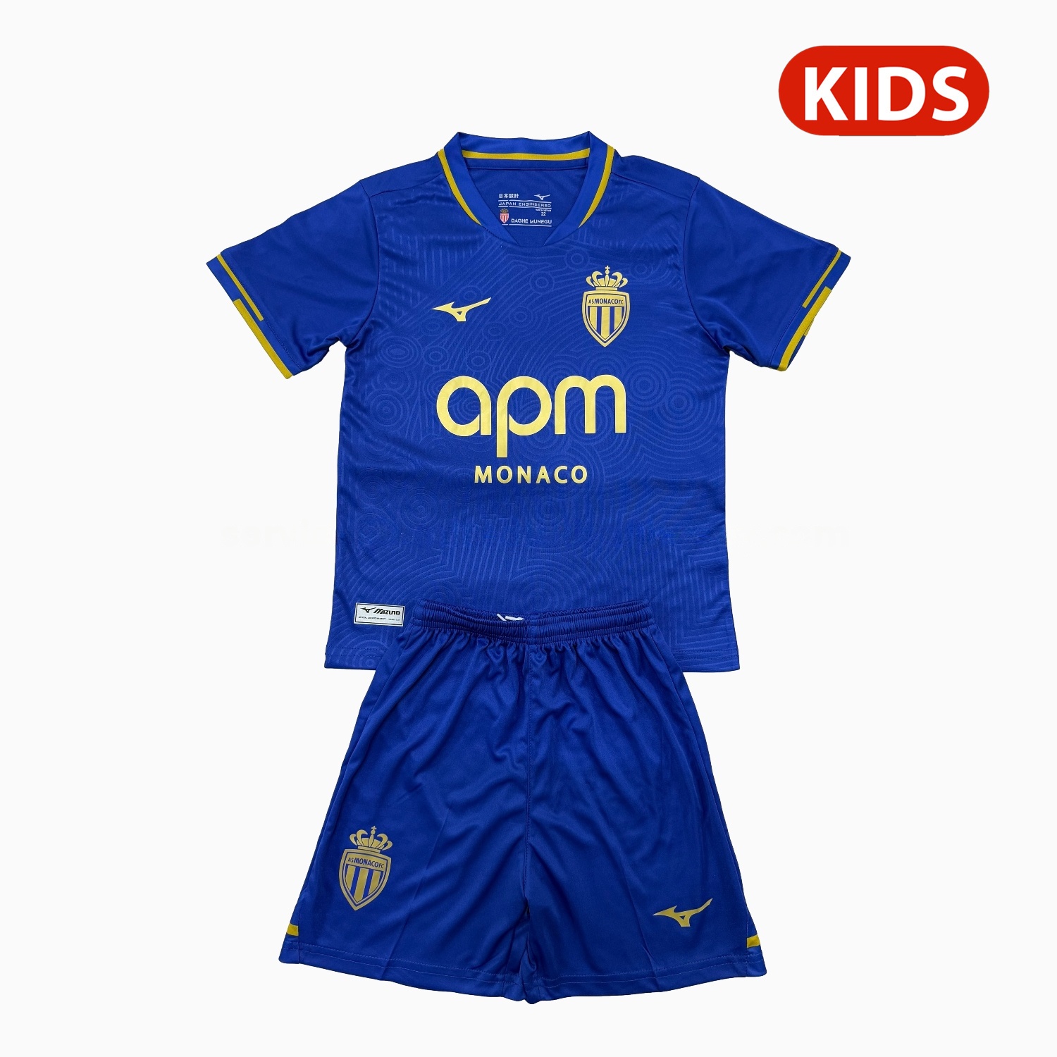 AS Monaco 25-26 Away Kids Kit - Unitedfutballjersey