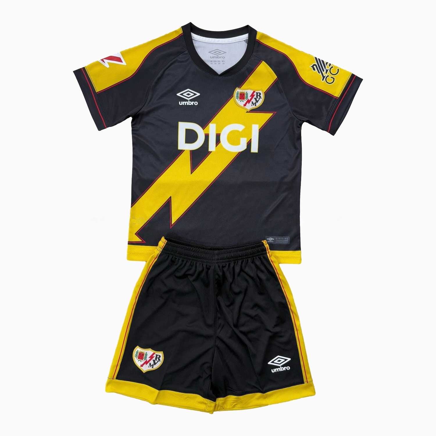 Rayo Vallecano 25-26 Third Men's Adult Jersey Set - Fans Version - Unitedfutballjersey