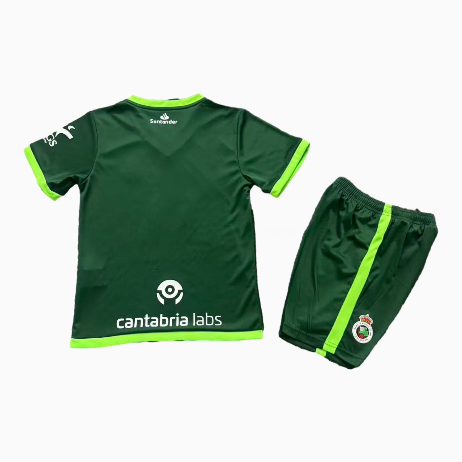 Racing de Santander 25-26 Away Green Kids Kit - Unitedfutballjersey