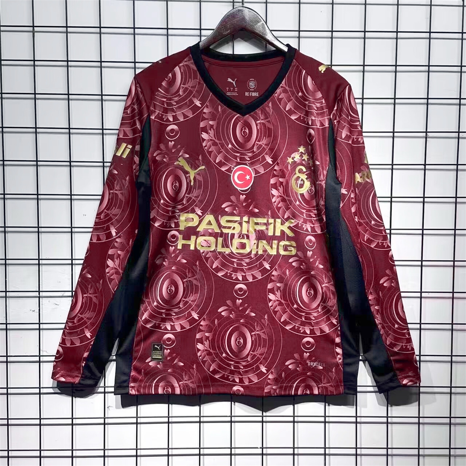 Galatasaray 25-26 Third Long Sleeves Jersey with Five Stars - Fans Version - Unitedfutballjersey