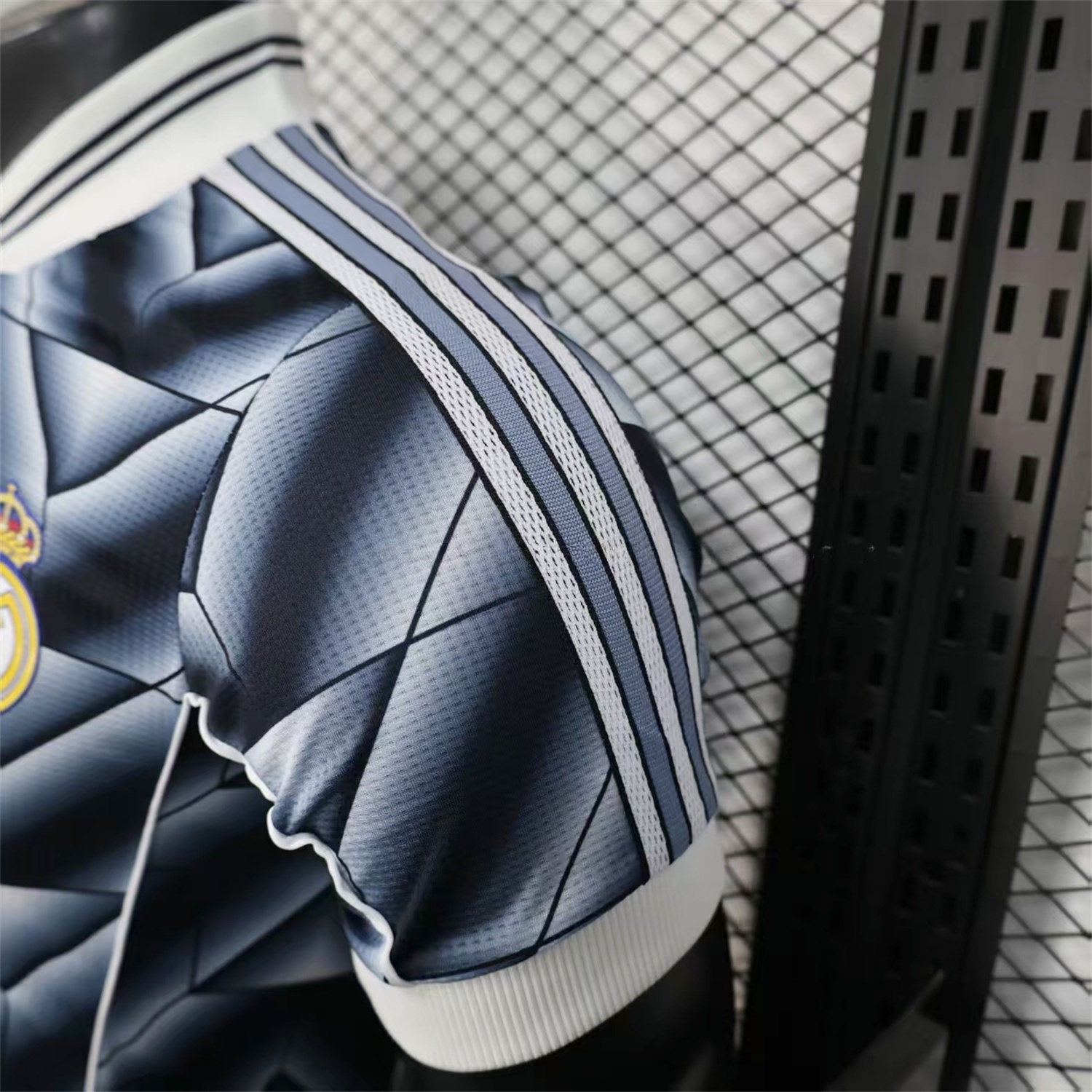 Real Madrid 25-26 Refracted Black Light White Special Jersey - Player Version - Unitedfutballjersey