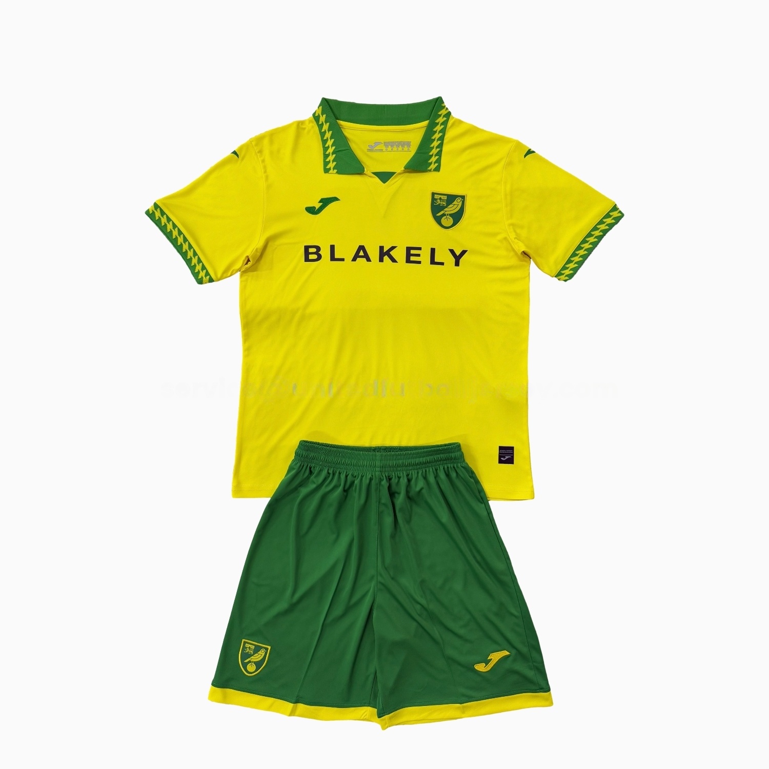 Norwich City 25-26 Home Kids Kit - Unitedfutballjersey