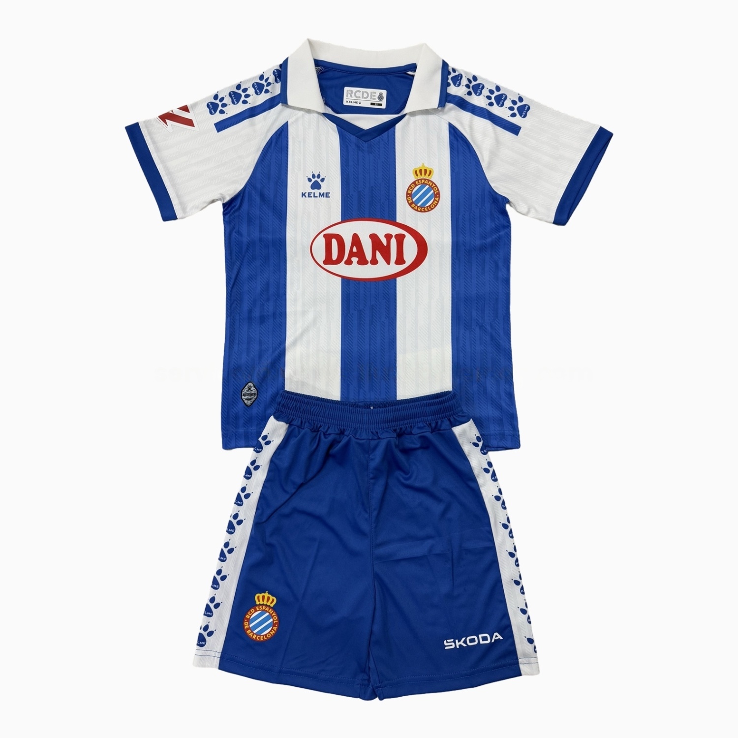 RCD Espanyol 25-26 Home Kids Kit - Unitedfutballjersey