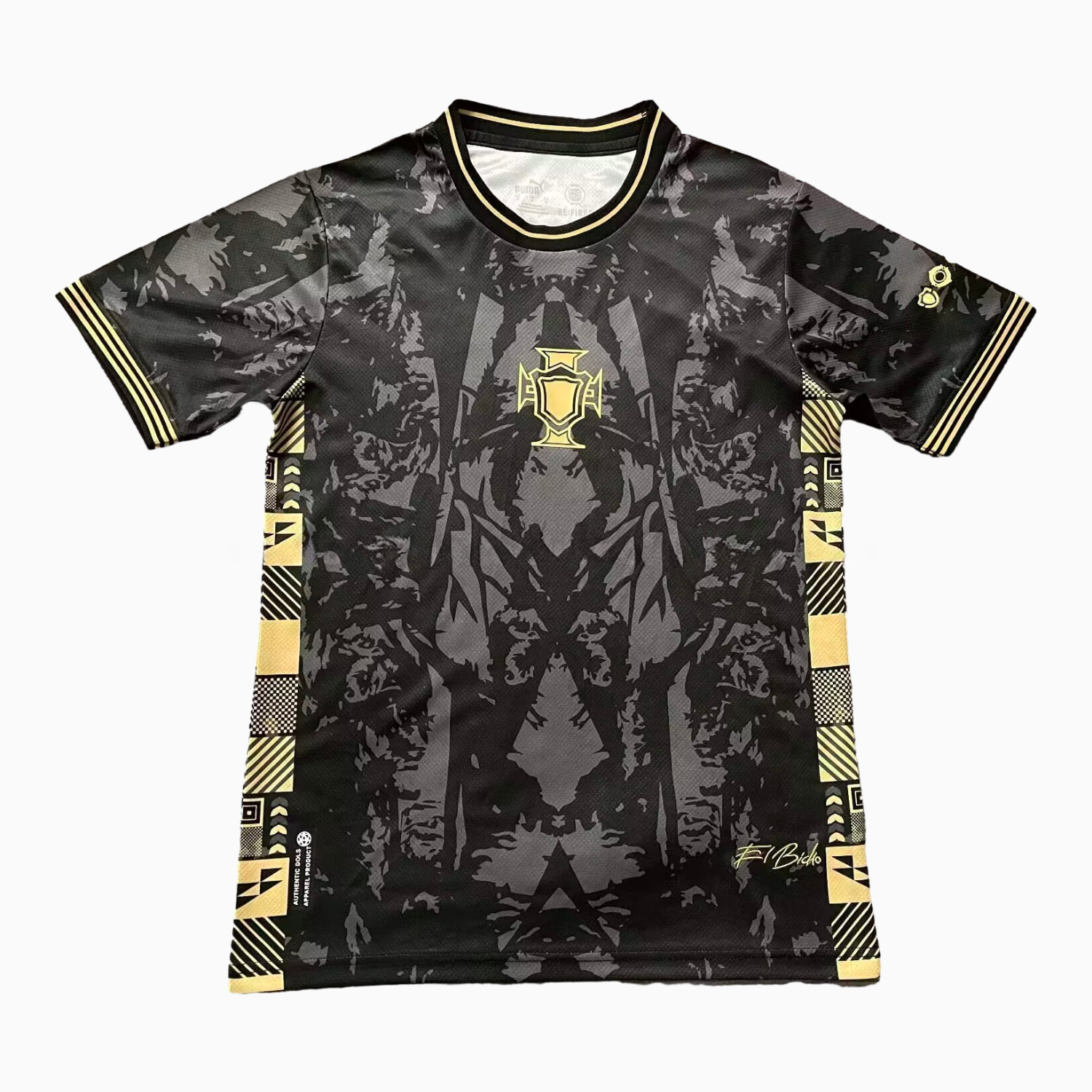 Portugal 2026 COMMA Black CR7 Special Jersey - Fans Version - Unitedfutballjersey