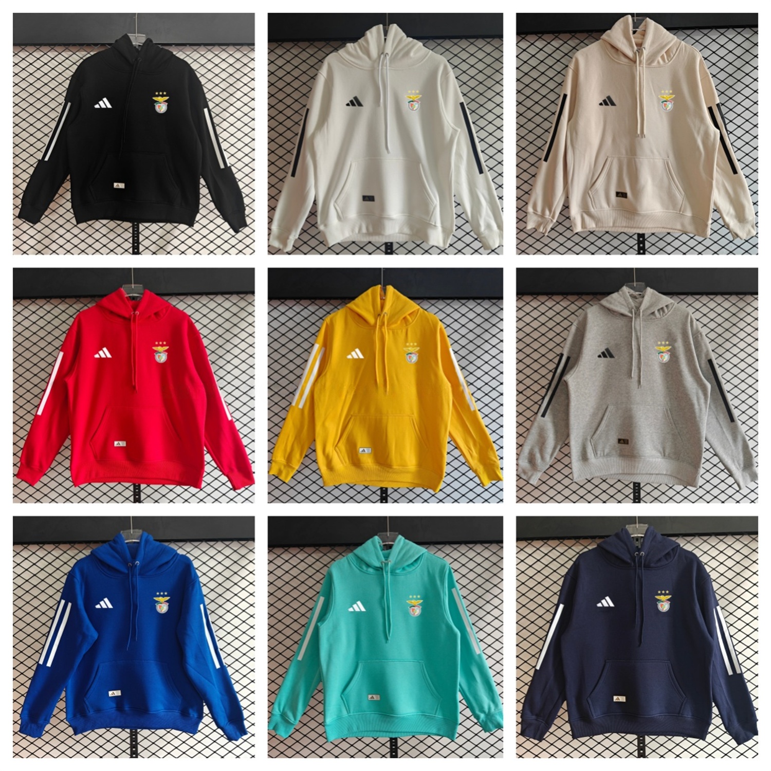 Benfica 25-26 Home Unisex Pullover Hoodie - Unitedfutballjersey