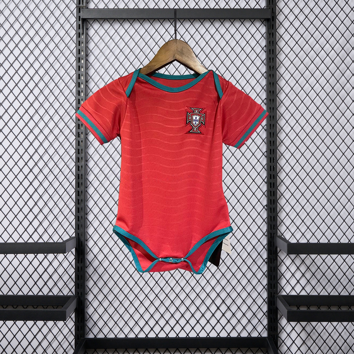 Portugal 2026 Home Baby Crawling Suit - Unitedfutballjersey