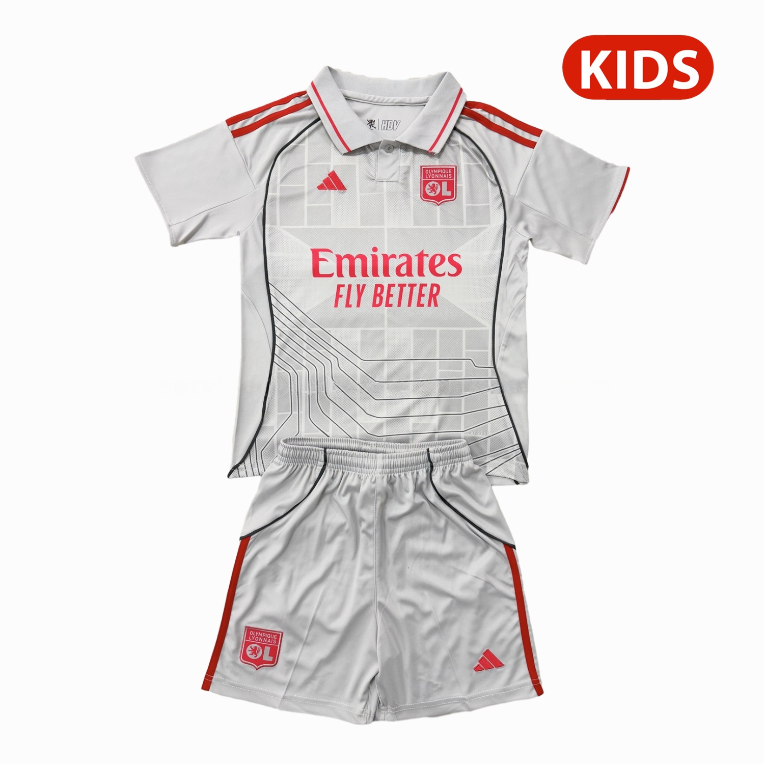 Lyon 25-26 Third Kids Kit - Unitedfutballjersey