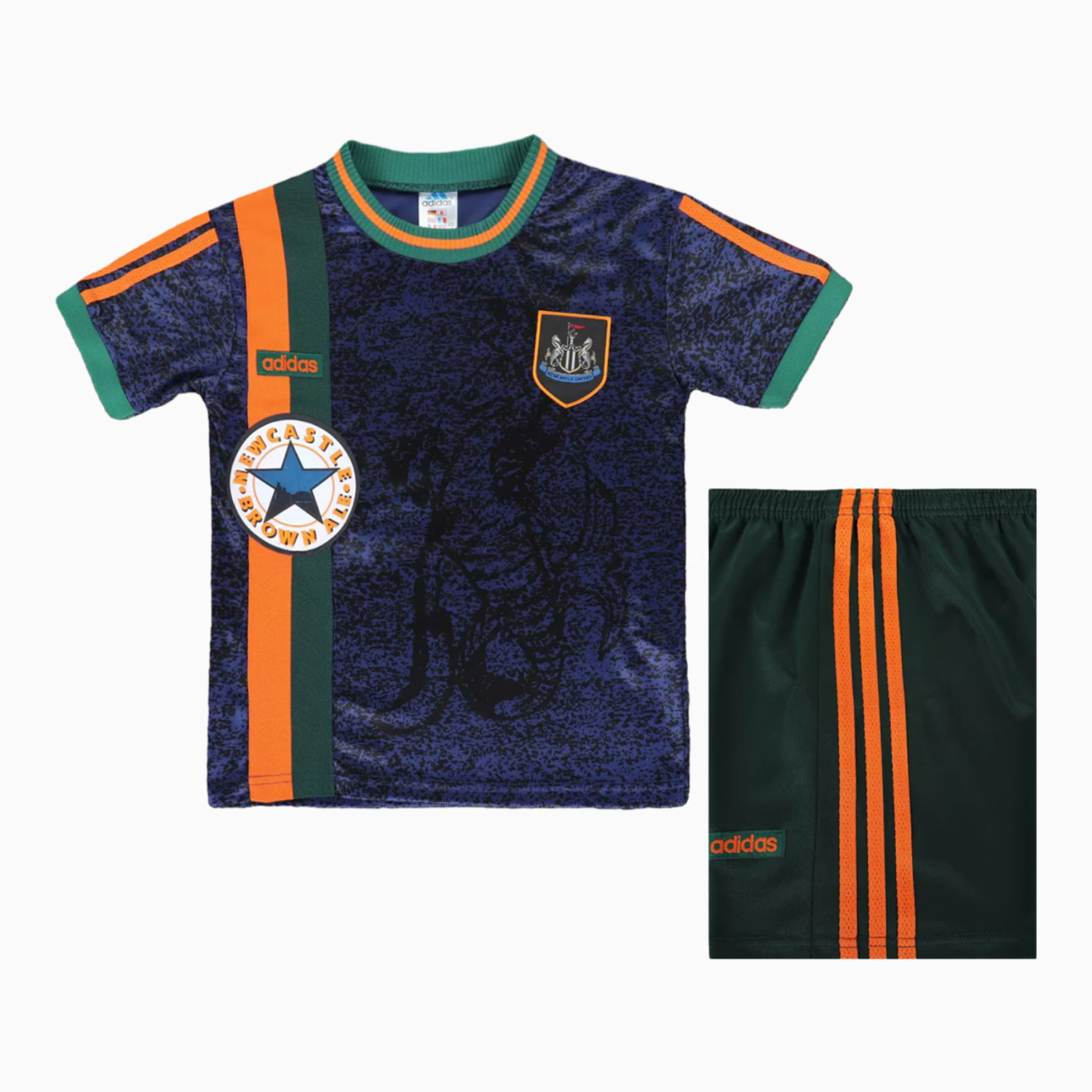 Retro Newcastle United 1997-98 Away Kids Kit - Unitedfutballjersey