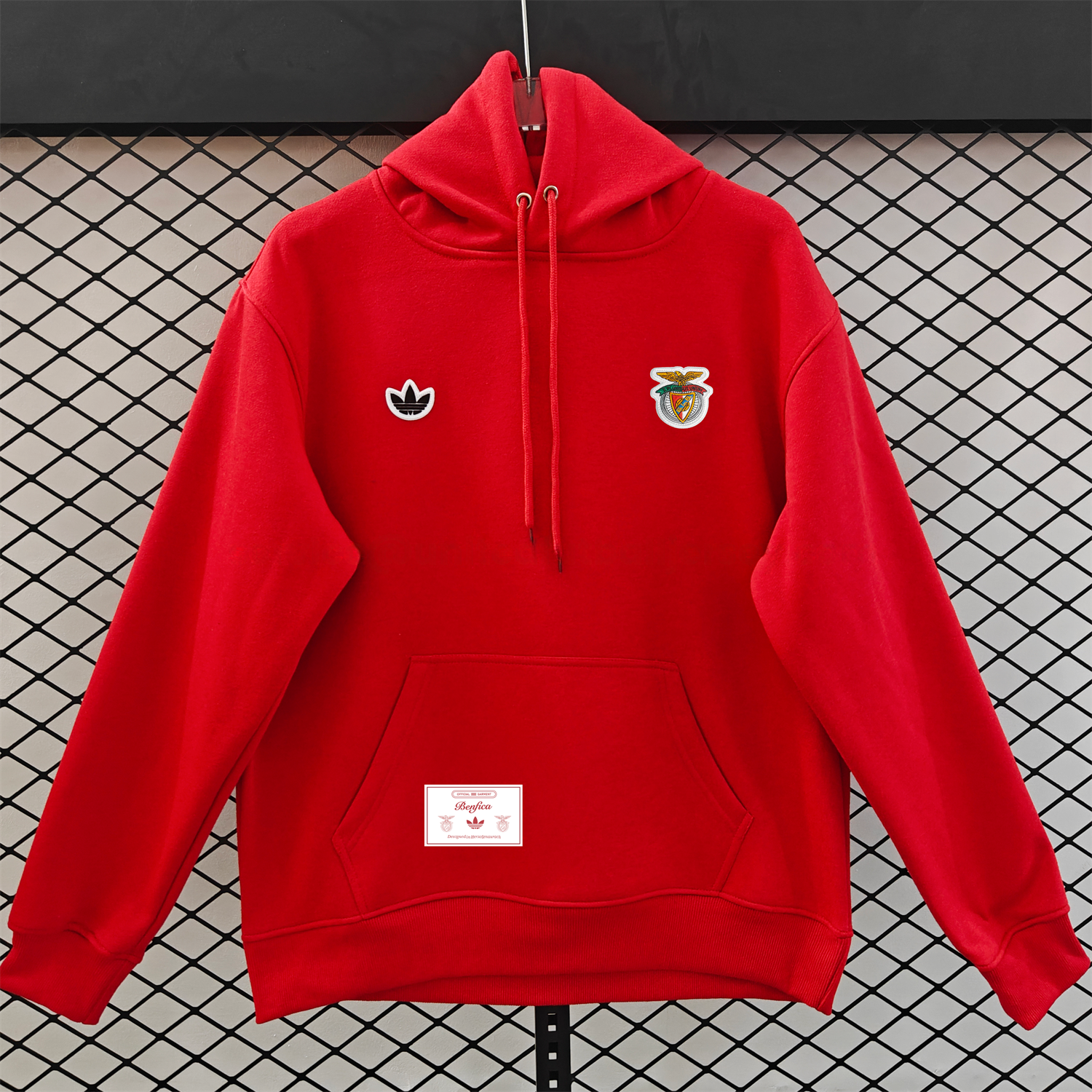 Benfica 25-26 Originals Terrace Icon Unisex Pullover Hoodie - Unitedfutballjersey