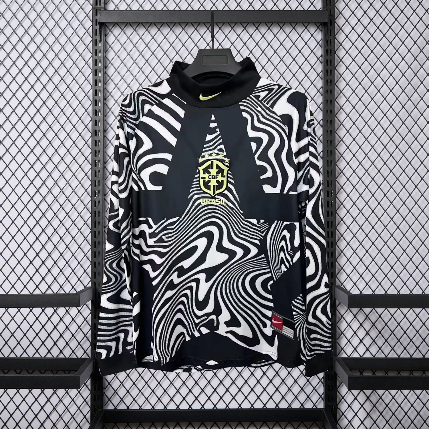 Brazil 2026 Hollywood Goalkeeper Special Long Sleeves Jersey - Fans Version - Unitedfutballjersey