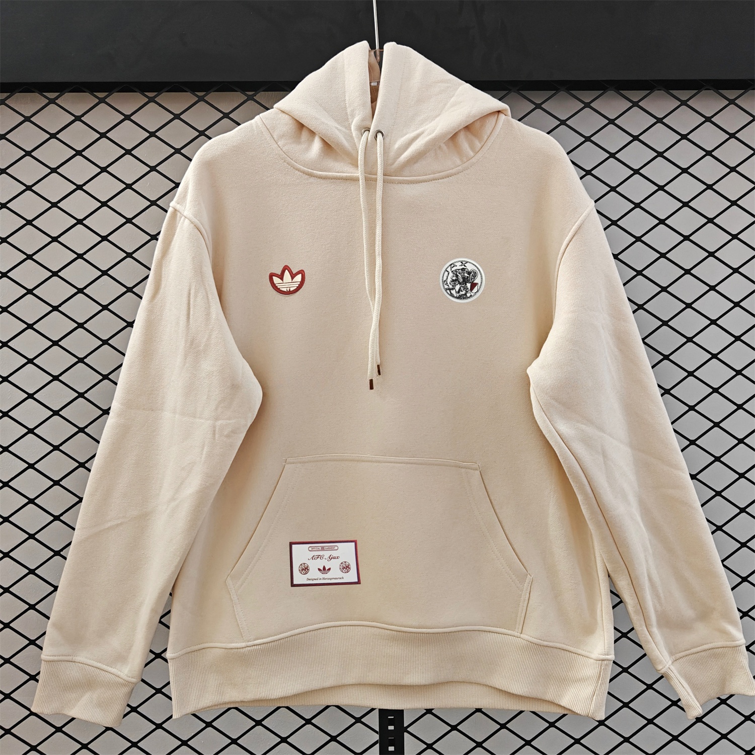 Ajax 25-26 Originals Terrace Icon Unisex Pullover Hoodie - Unitedfutballjersey