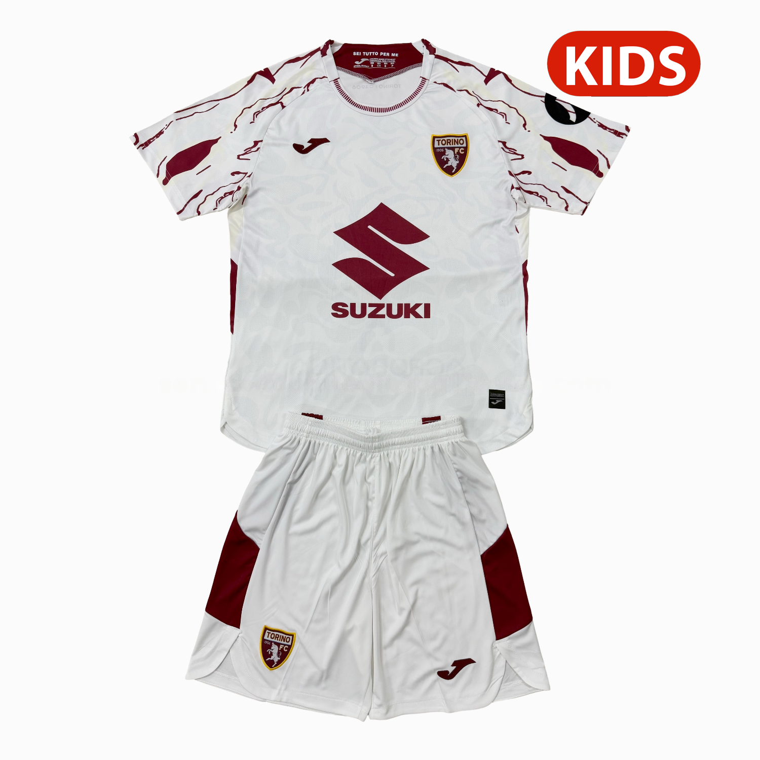 Torino 25-26 Away Kids Kit - Unitedfutballjersey