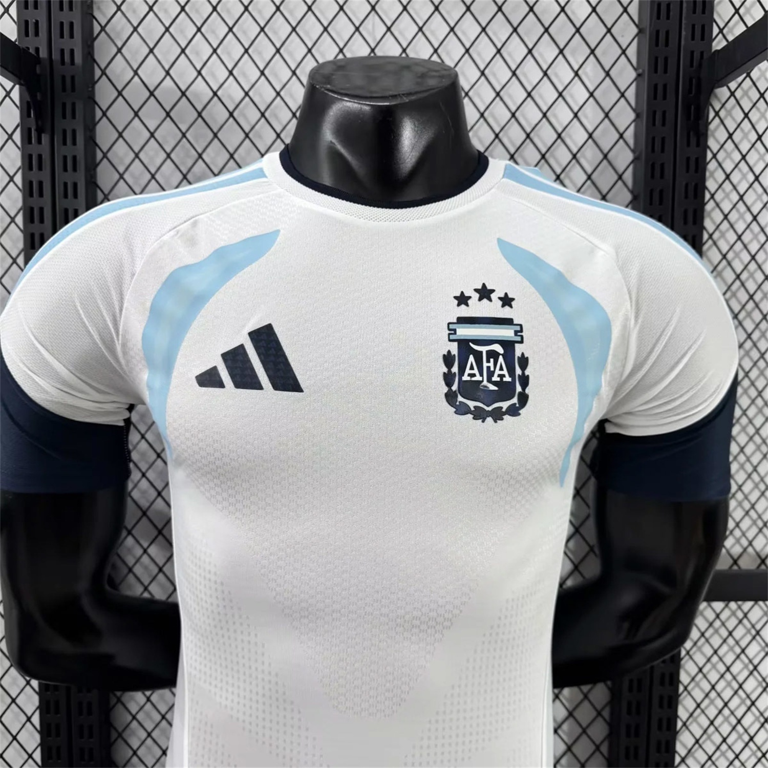Argentina 2026 White Pre-Match Training Jersey - Player Version - Unitedfutballjersey