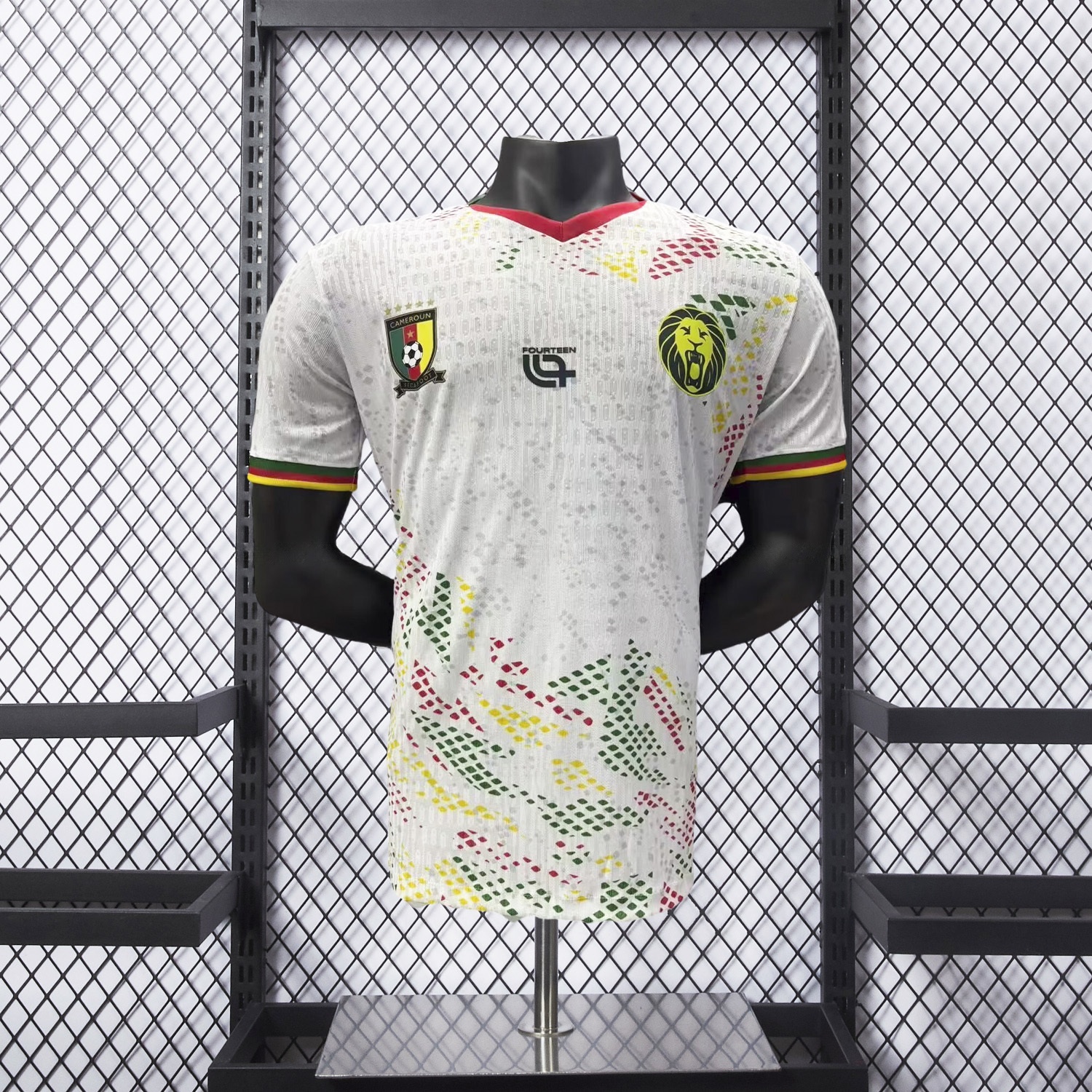 Cameroon 2026 Away White Jersey - Player Version - Unitedfutballjersey
