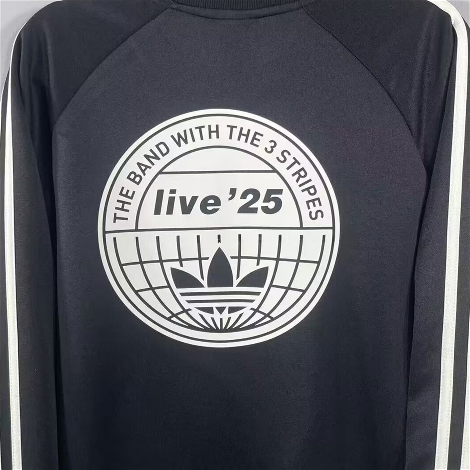 Adidas 25-26 Oasis Originals Tour Black Long Sleeves Jersey - Fans Version - Unitedfutballjersey