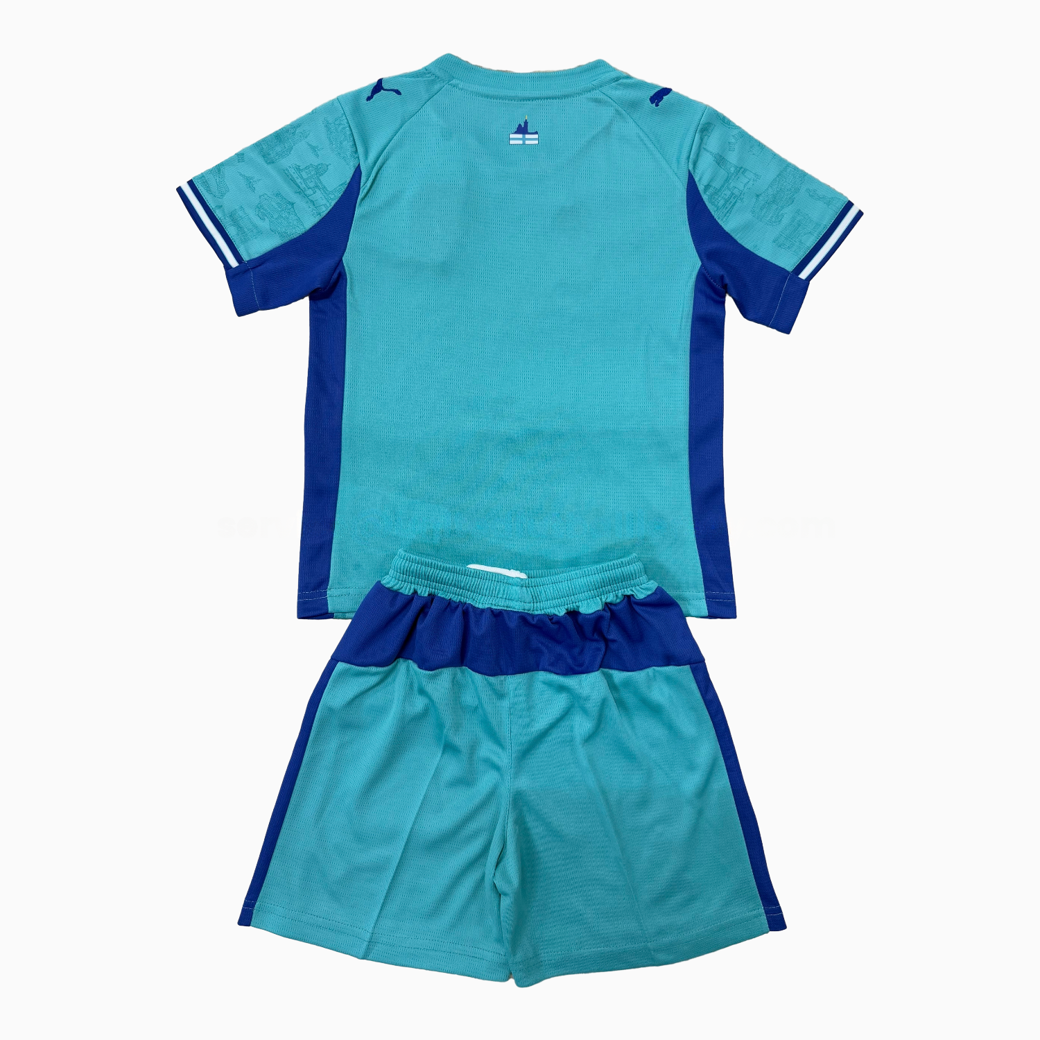 Marseille 25-26 Blue Goalkeeper Kids Kit - Unitedfutballjersey