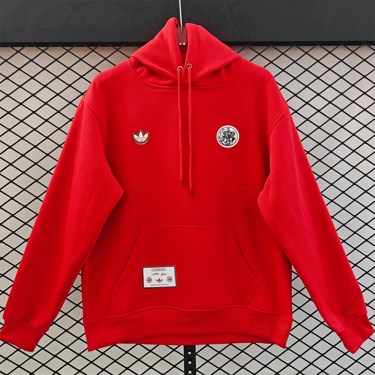 Ajax 25-26 Originals Terrace Icon Unisex Pullover Hoodie - Unitedfutballjersey