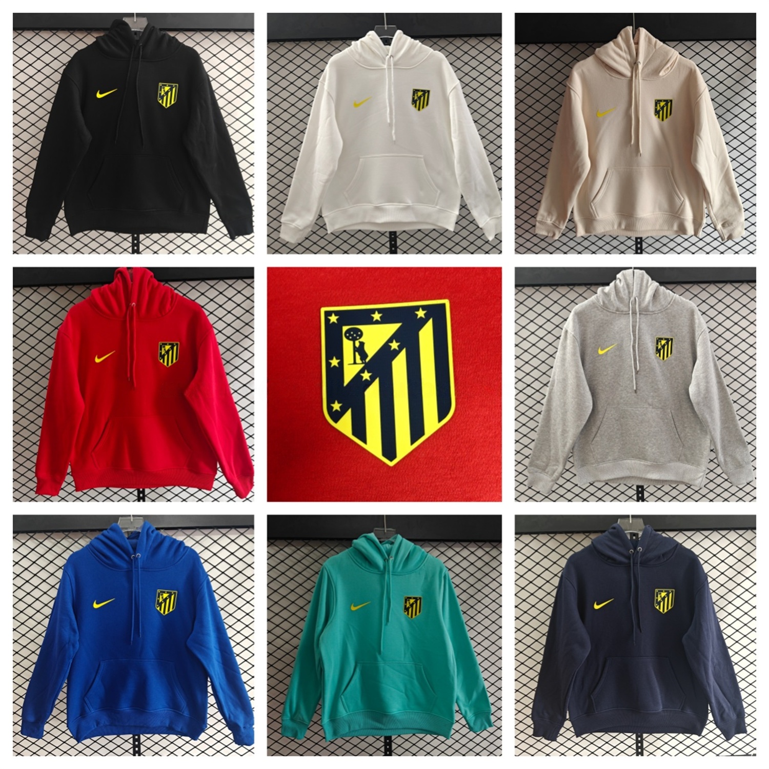 Atletico Madrid 25-26 Originals Terrace Icon Unisex Pullover Hoodie - Unitedfutballjersey