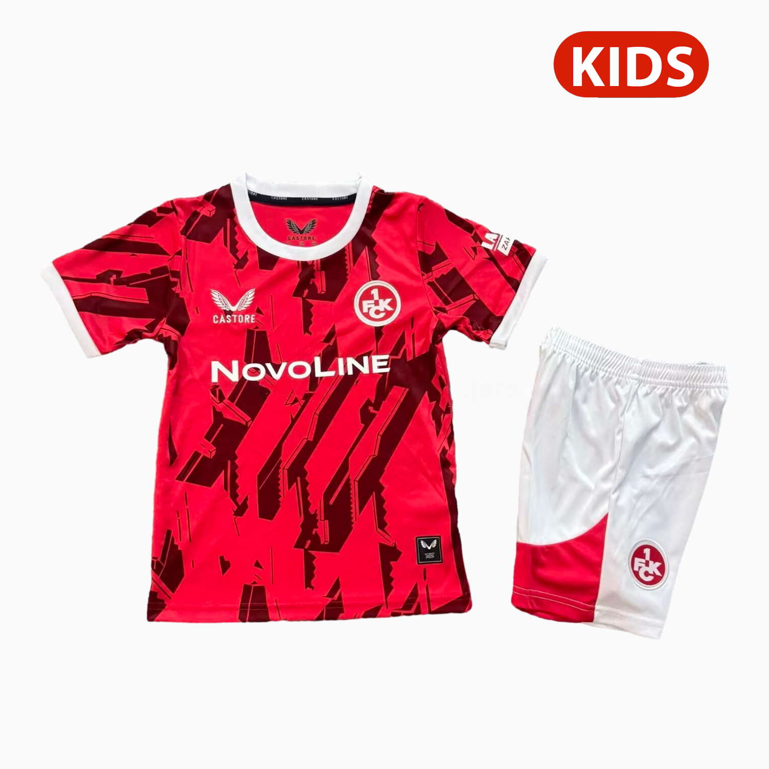 Kaiserslautern 25-26 Home Kids Kit - Unitedfutballjersey