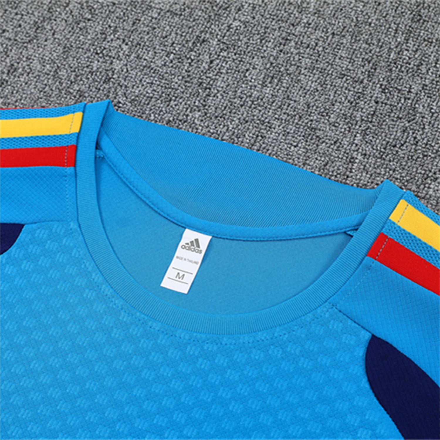 Spain 2026 Kids Short-Sleeve Training Set - Lake Blue Top & Shorts - Unitedfutballjersey