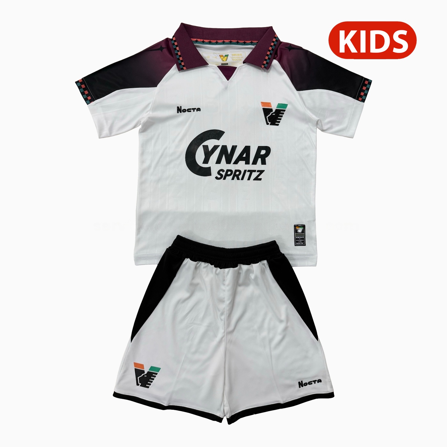 Venezia FC 25-26 Away Kids Kit - Unitedfutballjersey