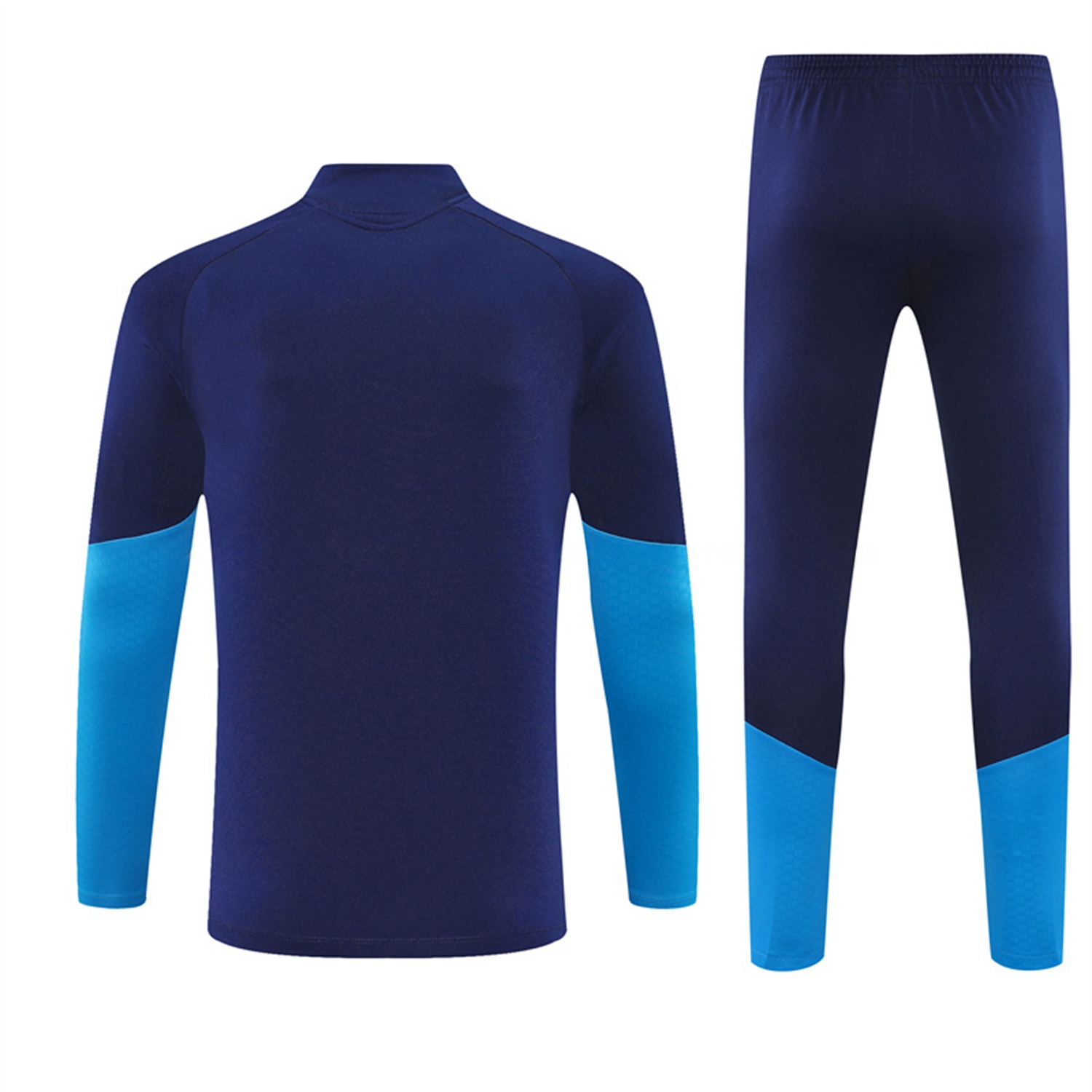 Spain 2026 Kids Long Sleeve Training Set - Royal Blue Top & Pants - Unitedfutballjersey