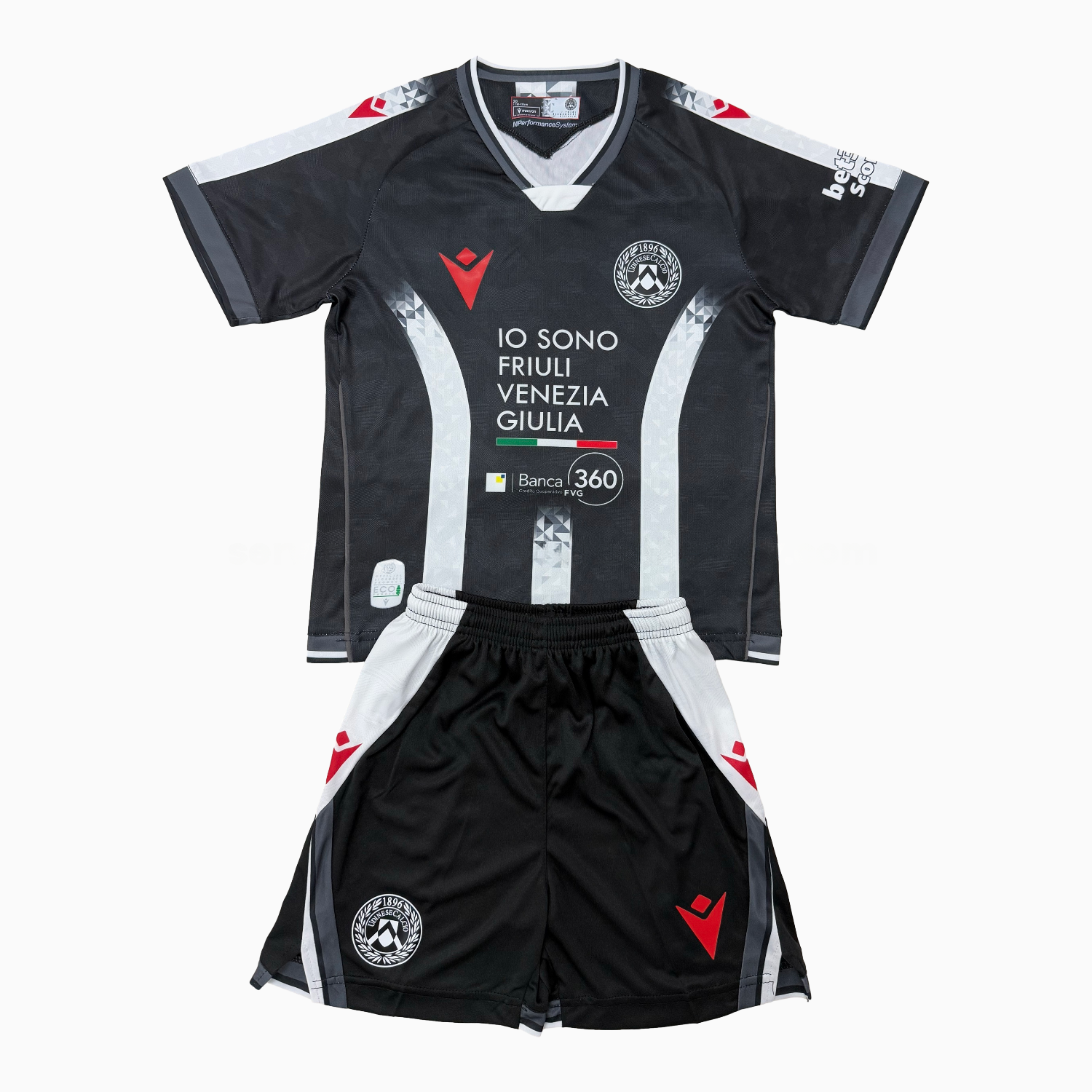 Udinese 25-26 Home Kids Kit - Unitedfutballjersey