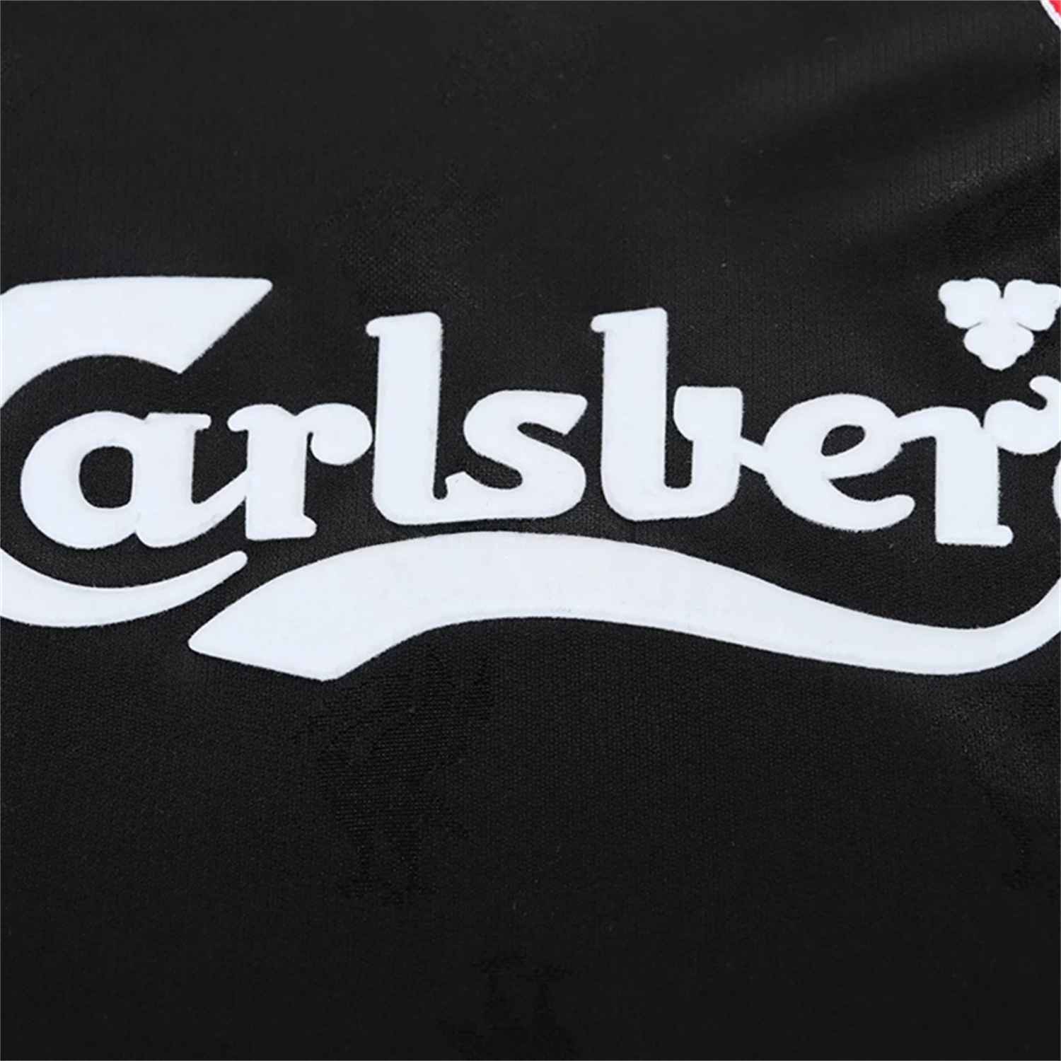 Retro Liver.pool 1996-97 Black Special Kids Kit - Unitedfutballjersey