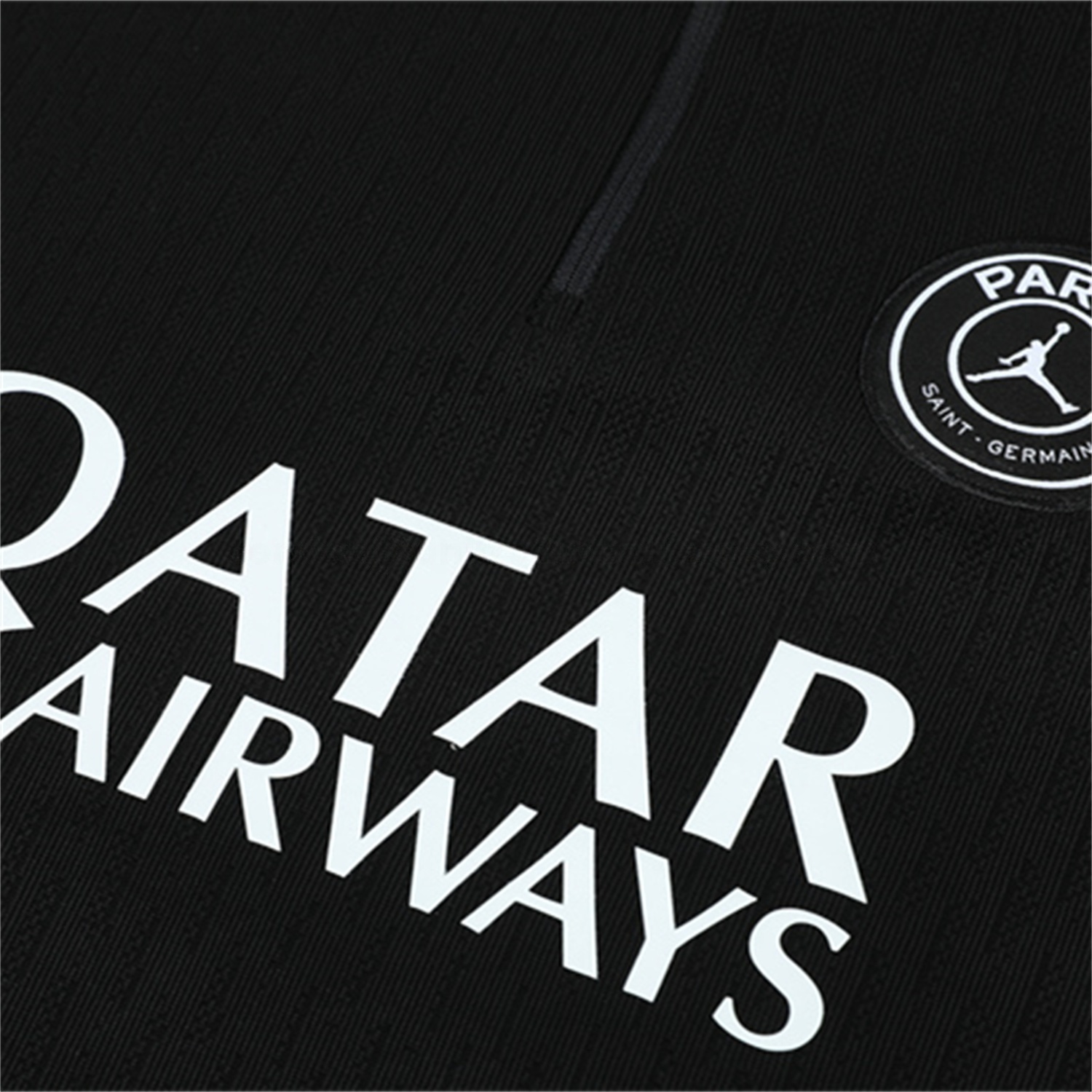 Paris Saint-Germain PSG 25-26 Jordan Long Sleeve Training Set - Pure Black Top & Pants - Unitedfutballjersey