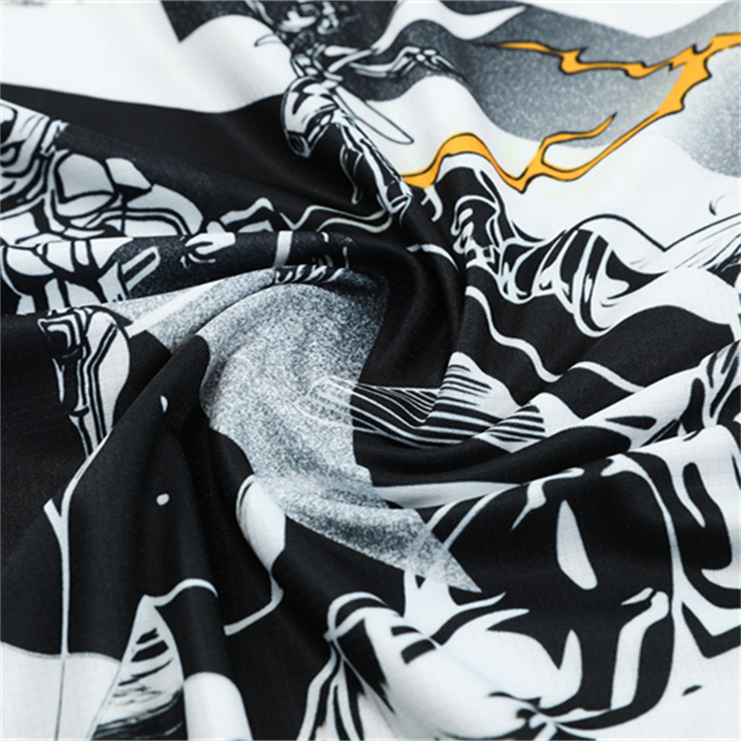 Real Madrid 25-26 Thunder Comics Kids Short-Sleeve Training Set - Comic Pattern Top & Shorts - Unitedfutballjersey