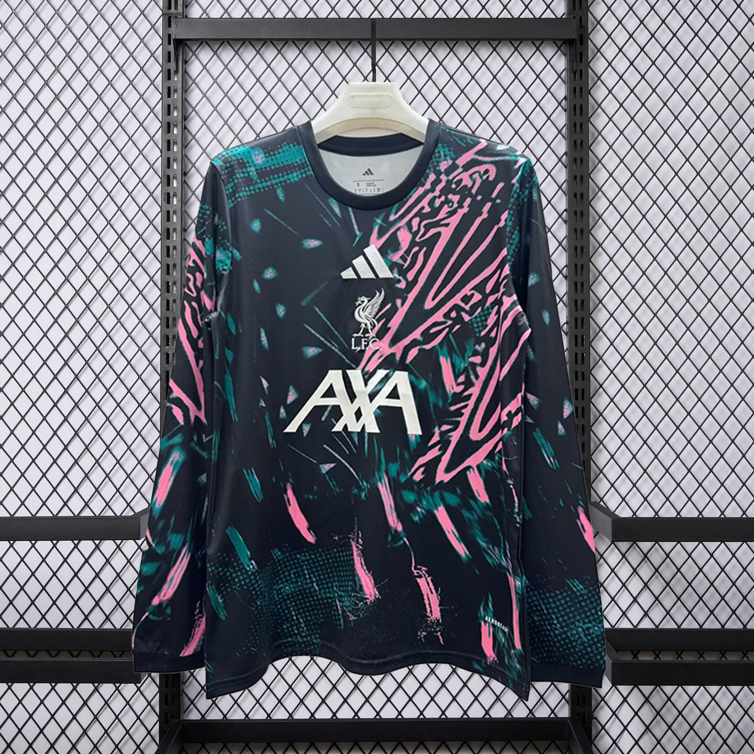 Liver.pool 25-26 Pre-Match Training Long Sleeves Jersey - Fans Version - Unitedfutballjersey