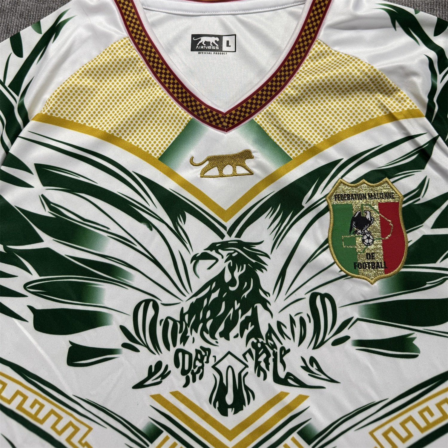 Mali 2026 Eagle White Jersey - Fans Version - Unitedfutballjersey
