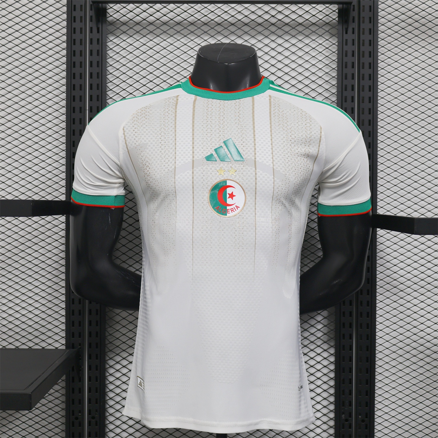 Algeria 2026 Home Jersey With 2 Stars - Player Version - Unitedfutballjersey