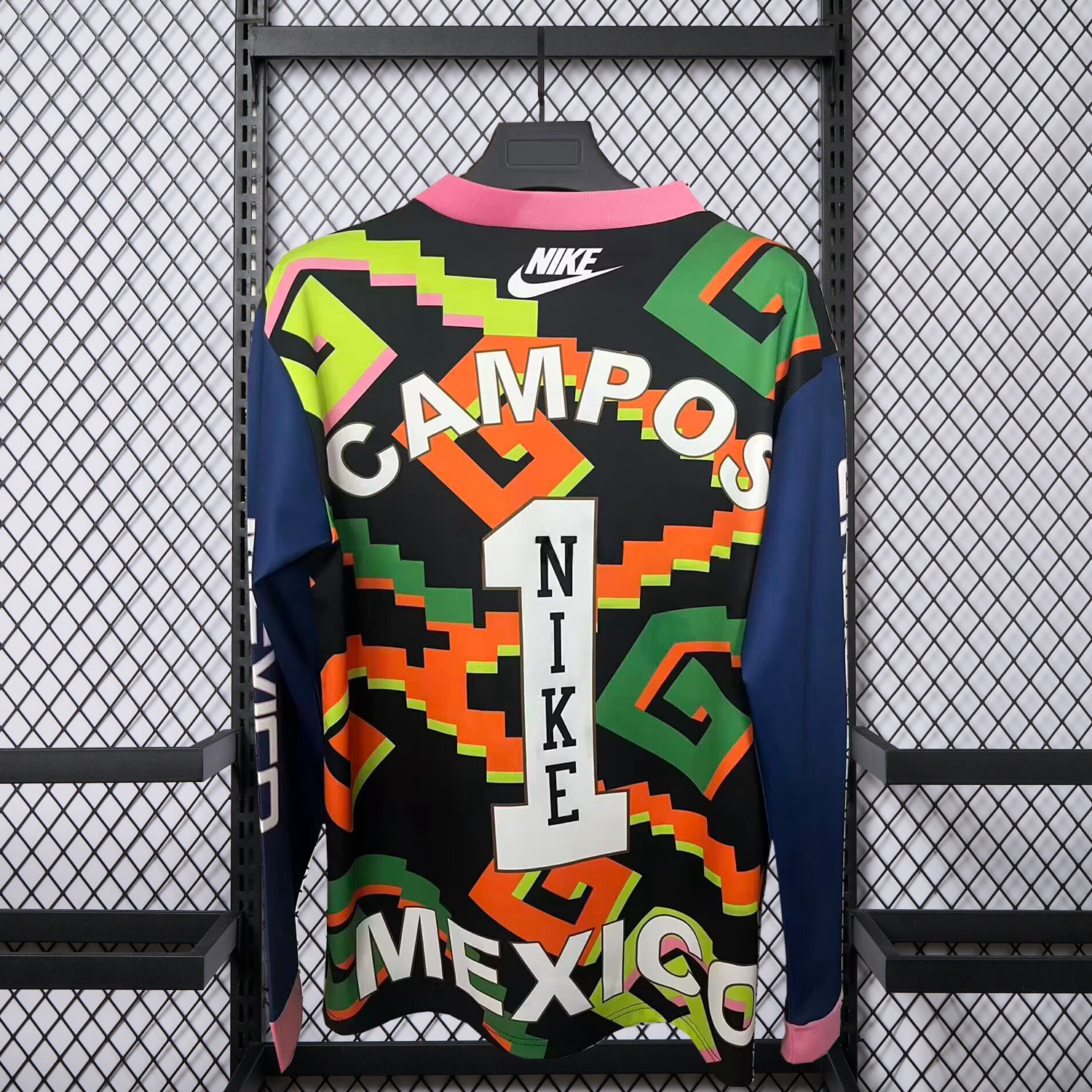 Mexico 2026 Hollywood Goalkeeper Campos Special Long Sleeves Jersey - Fans Version - Unitedfutballjersey